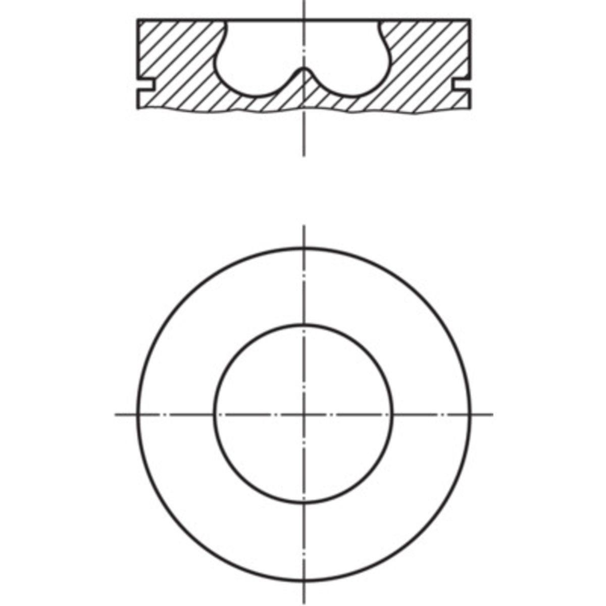 Mahle Pistone 013 Pi 00107 000