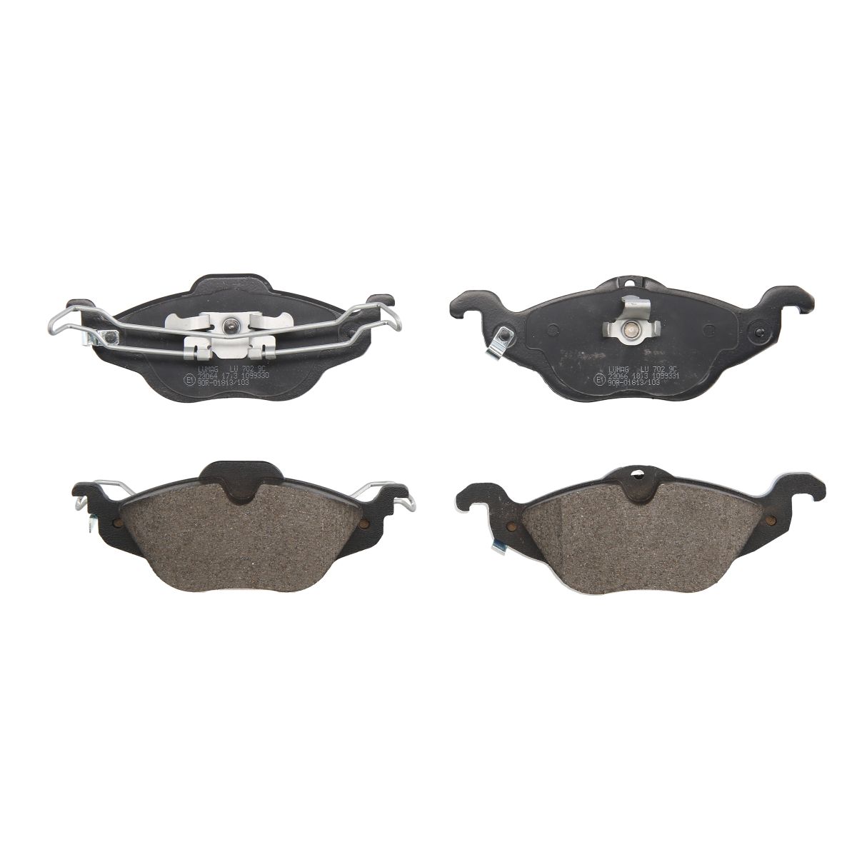 Bremsbelagsatz, Scheibenbremse BRECK 23063 00 702 10