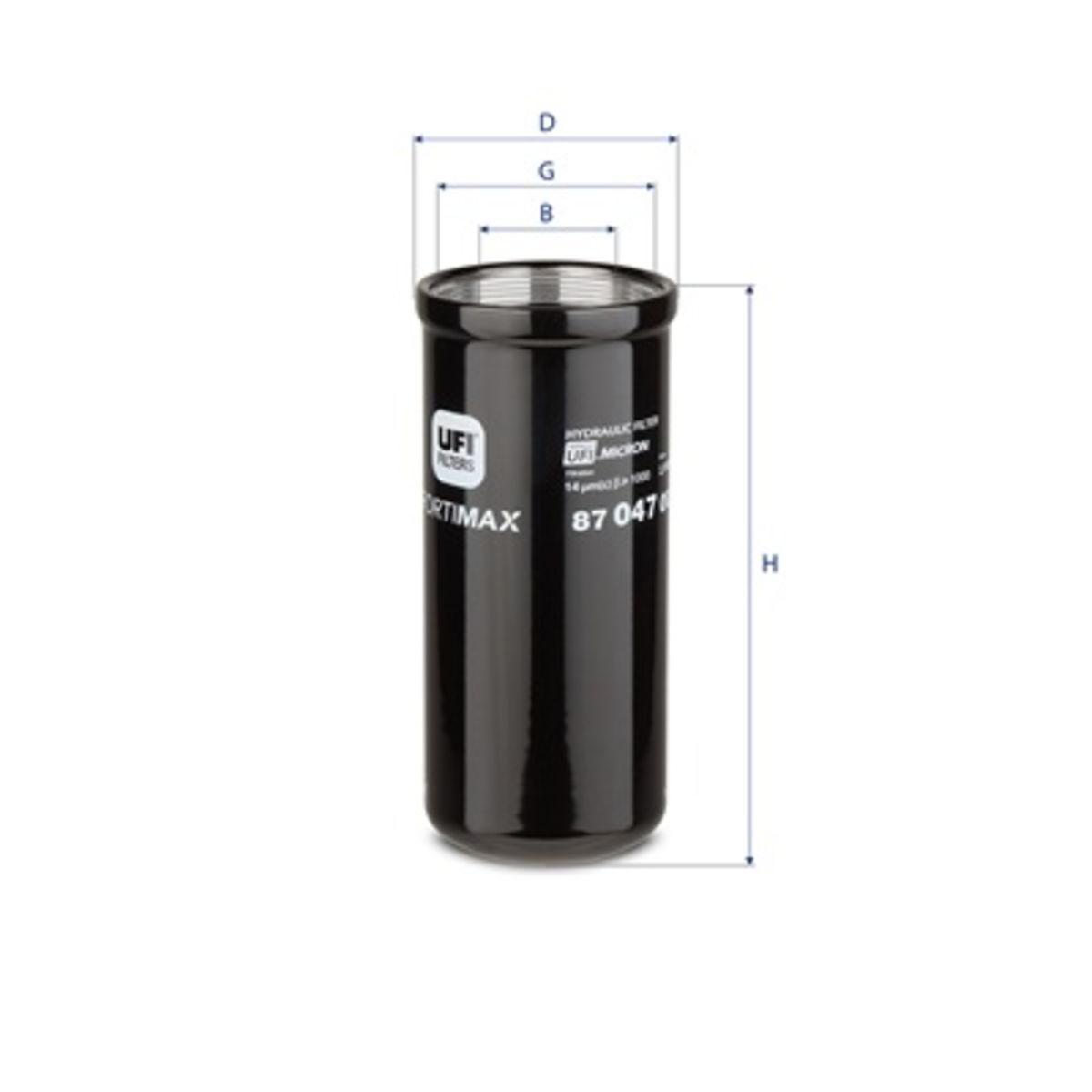 Ufi Filter, Arbeitshydraulik 87.047.00