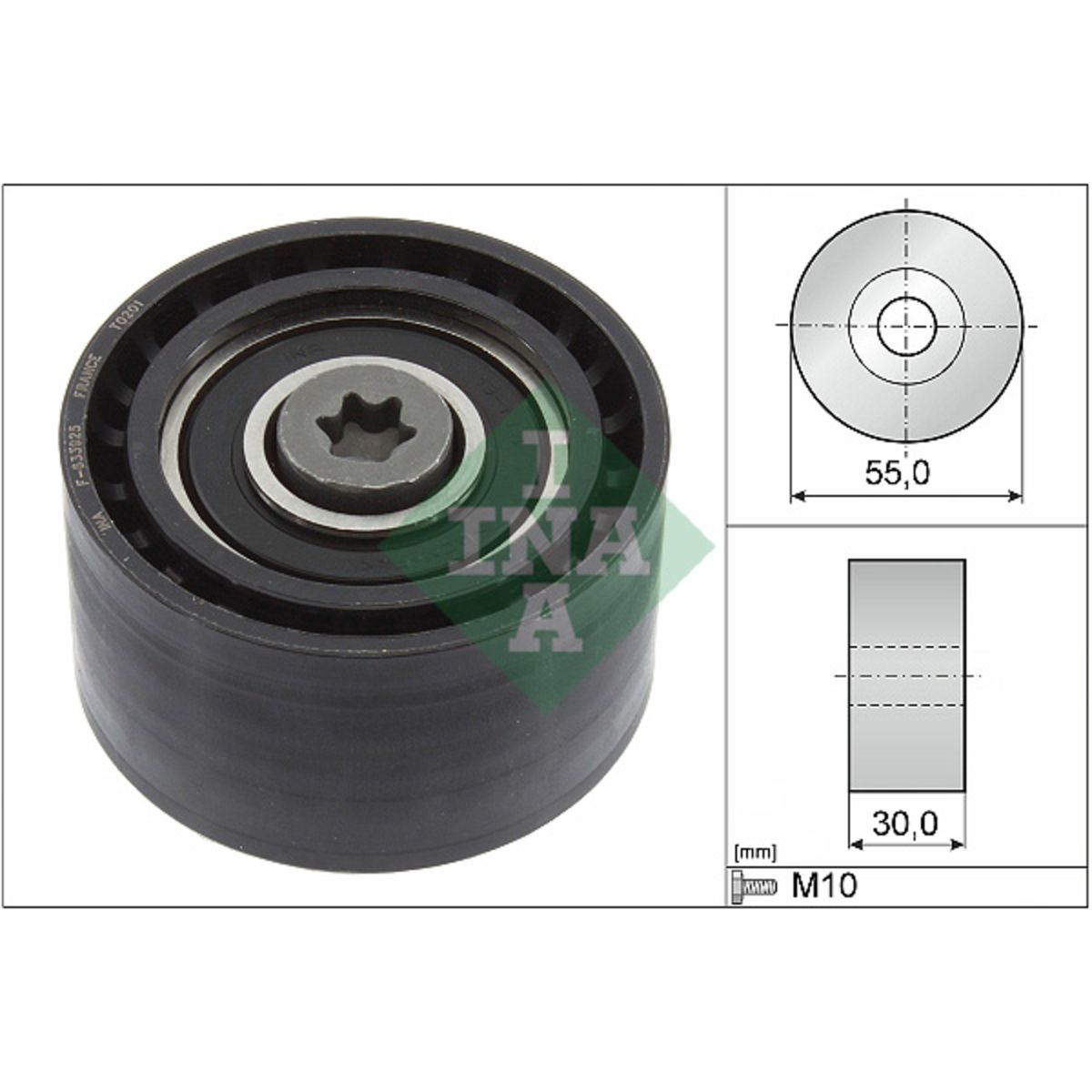 Schaeffler Ina Galet Enrouleur De Courroie D'accessoire 532 0874 10