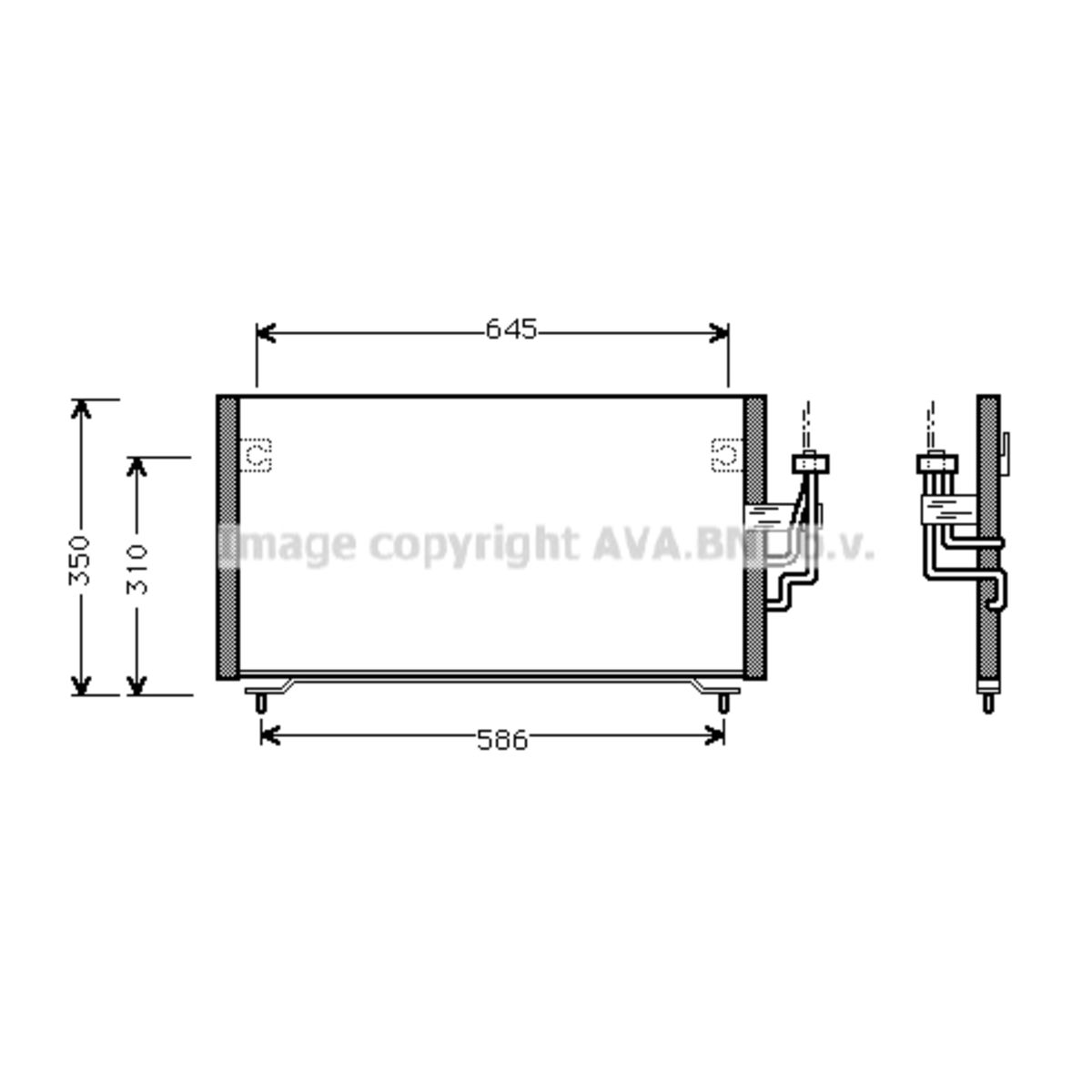 Image of Condensator, airconditioning   AVA