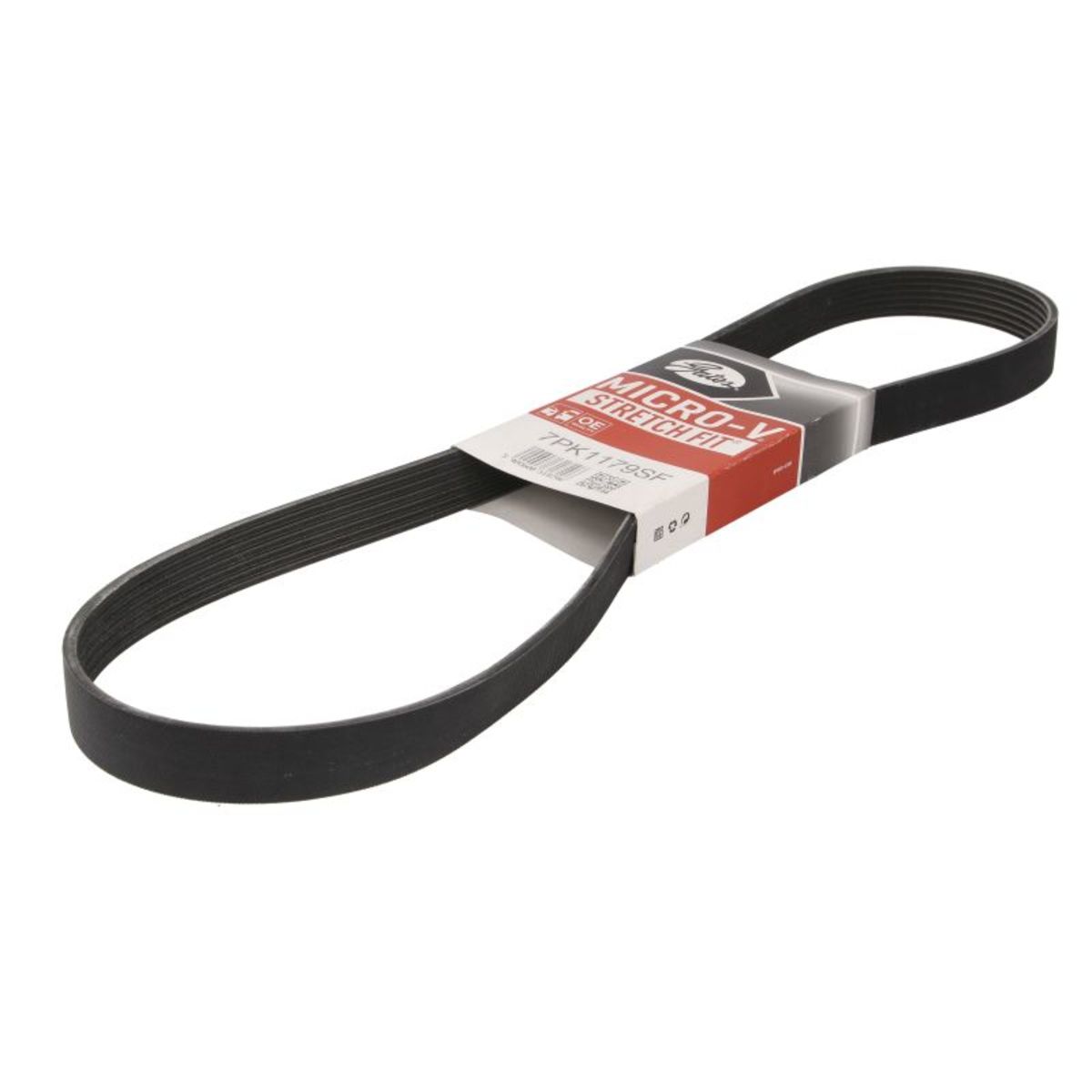 Nero Cinghia Poly-V Gates 7Pk1179sf