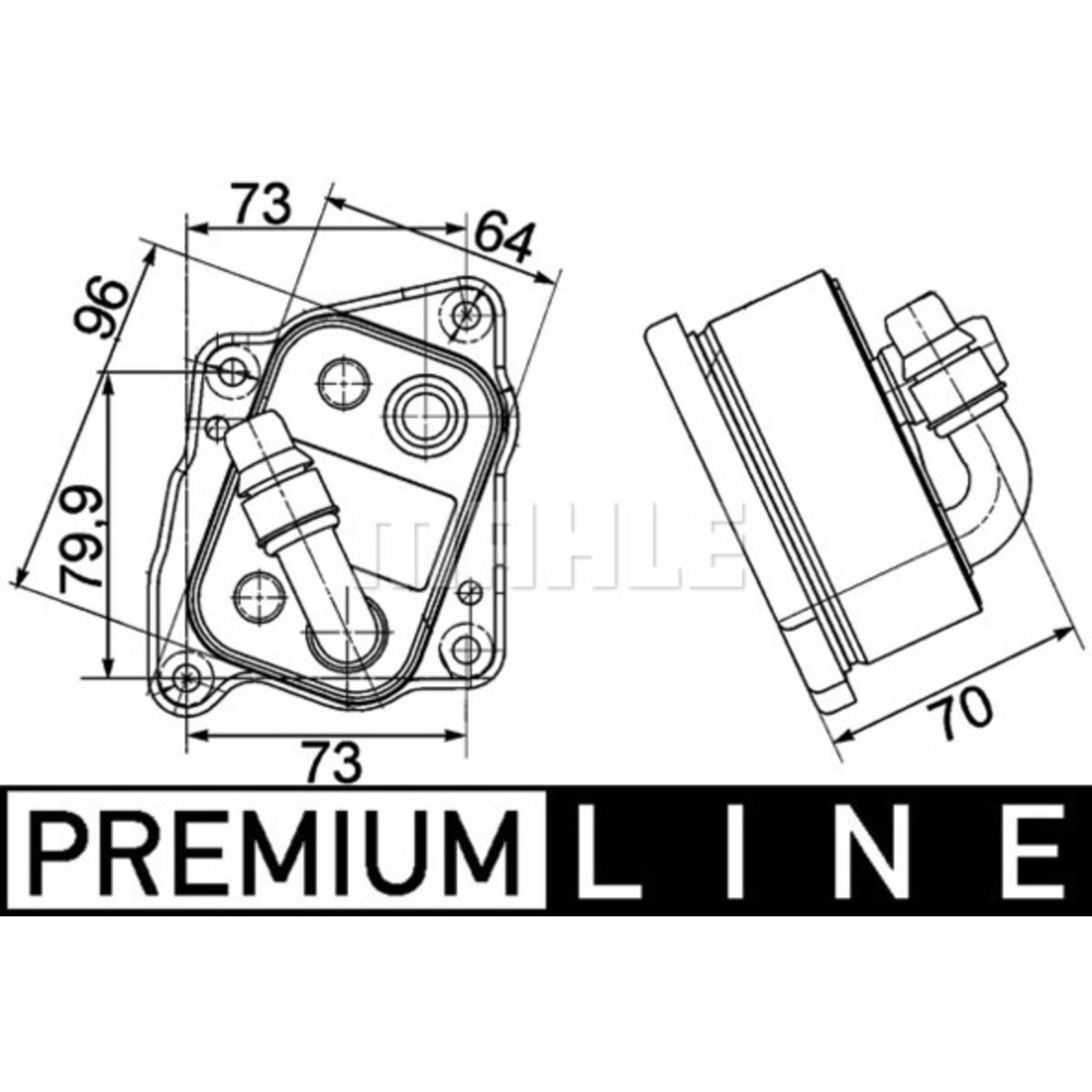 Image of Olie radiator, motorolie