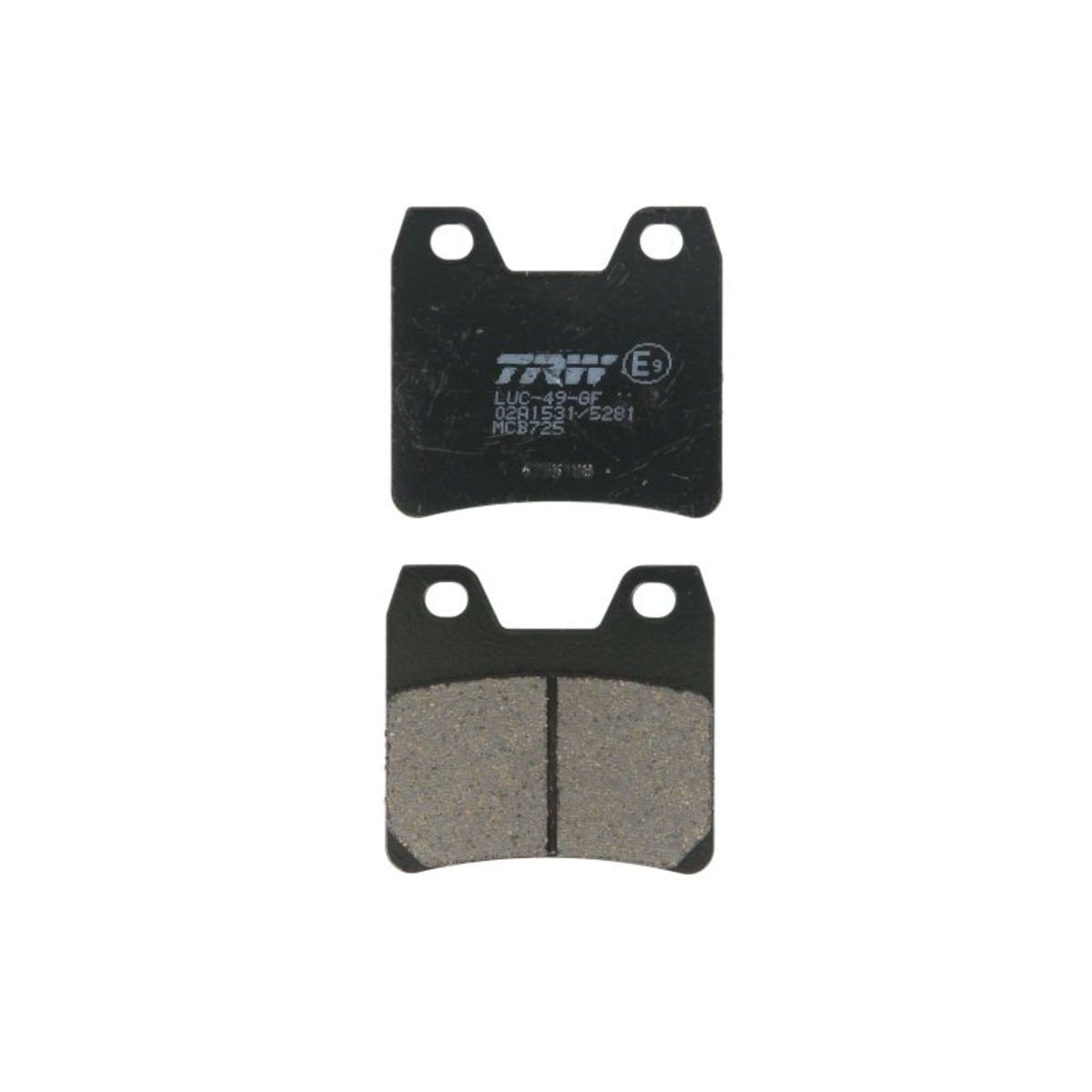 Jeu de plaquettes de frein TRW MCB725