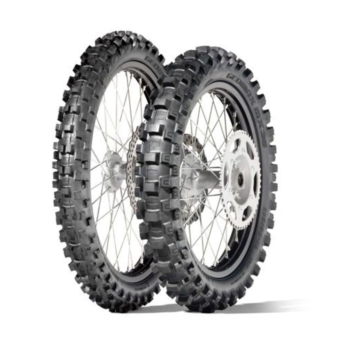 DUNLOP GEOMAX MX3S 110/90-19 TT 62M, Pneu moto Arrière