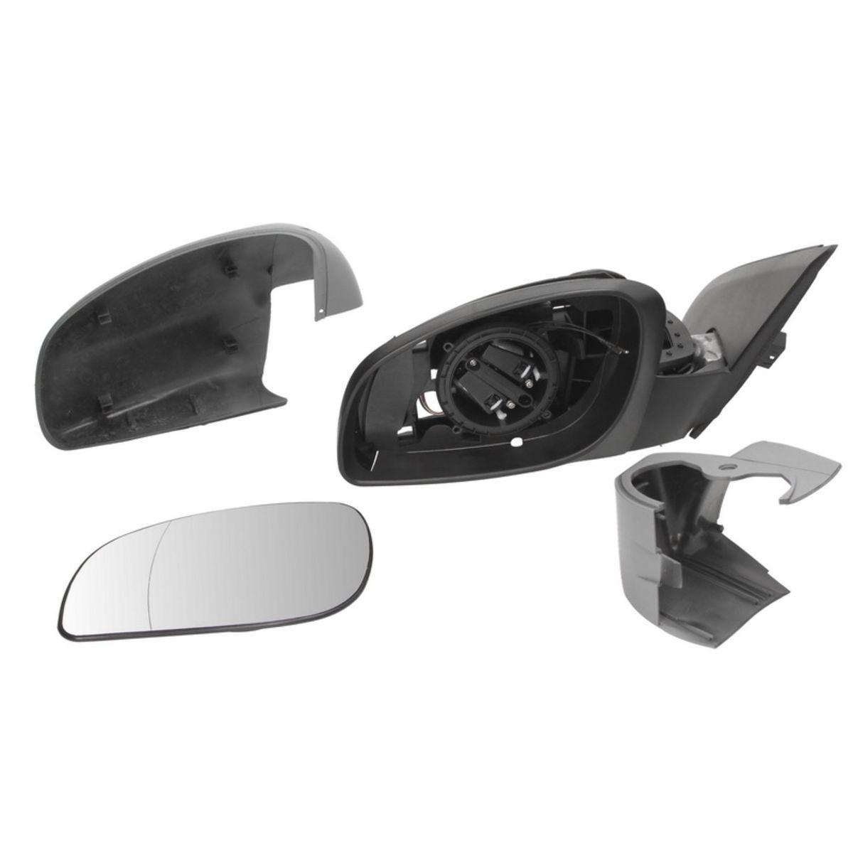 Specchietto esterno Sx per regolazione elettrica specchio 325-0100 TYC per OPEL - Immagine 4
