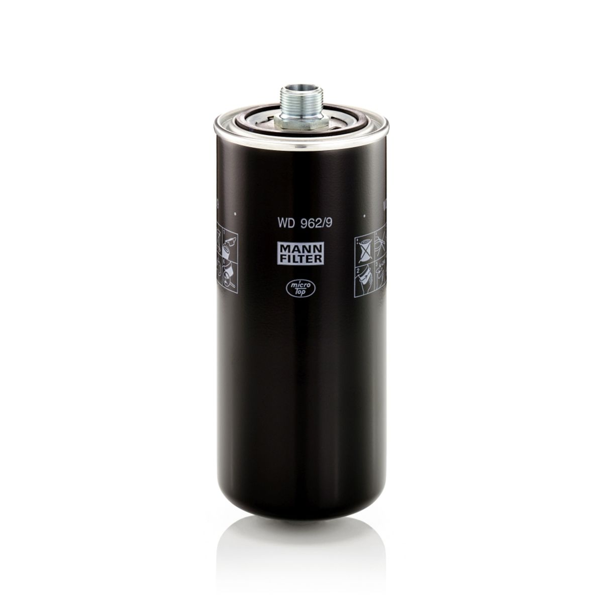 Filter, Arbeitshydraulik MANN-FILTER WD 962/9 | motointegrator