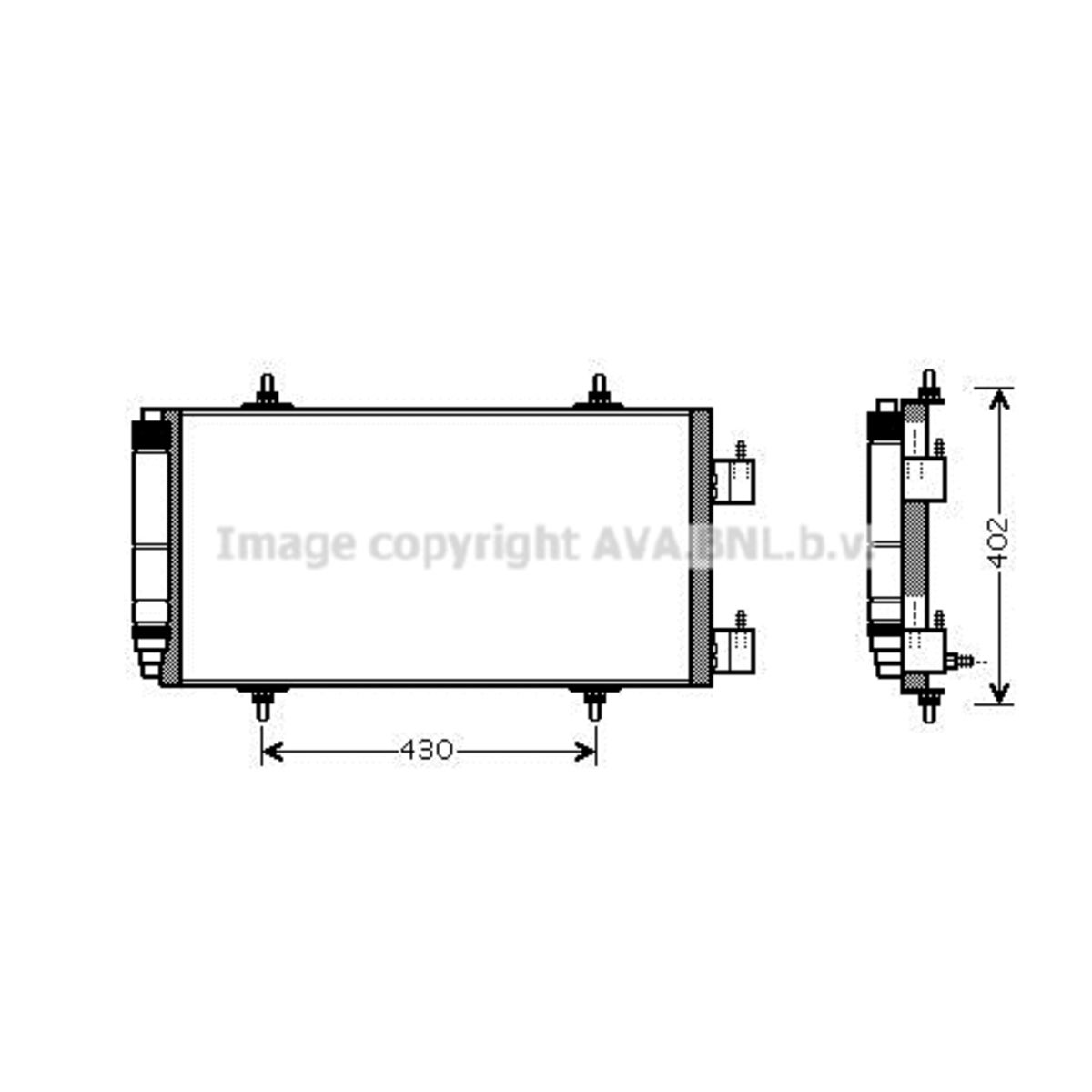 Image of Condensator, airconditioning