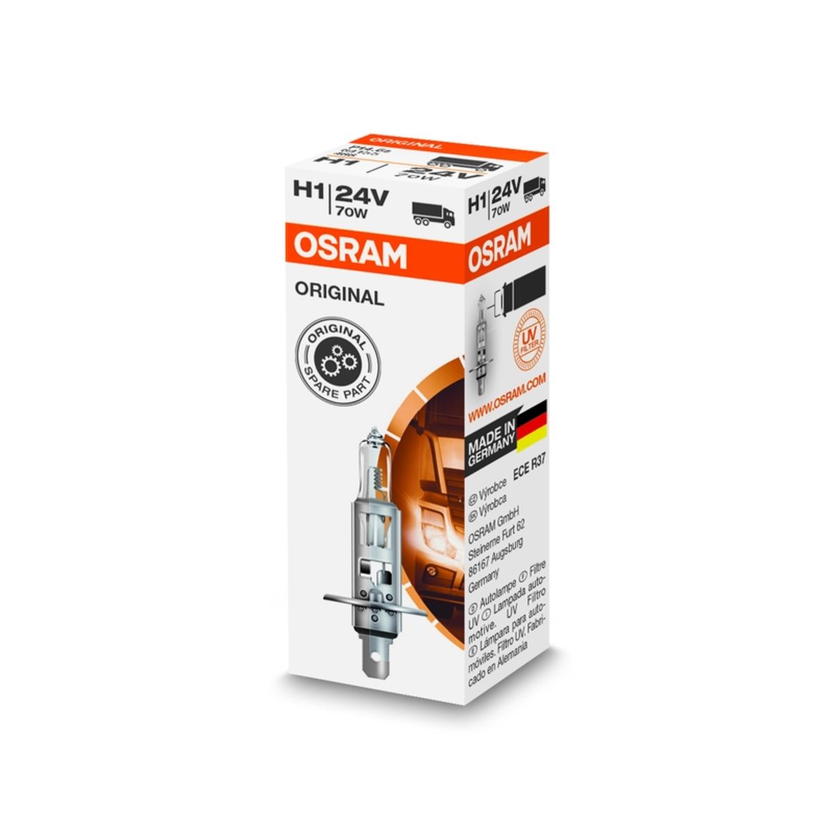 Image of Lamp Halogeen  H1 Standard 24V, 70W