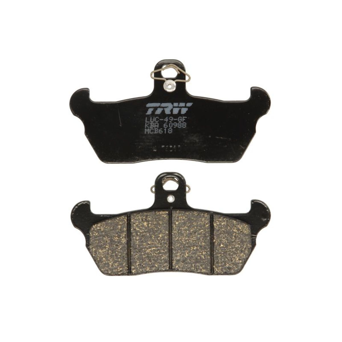 Jeu de plaquettes de frein TRW MCB618
