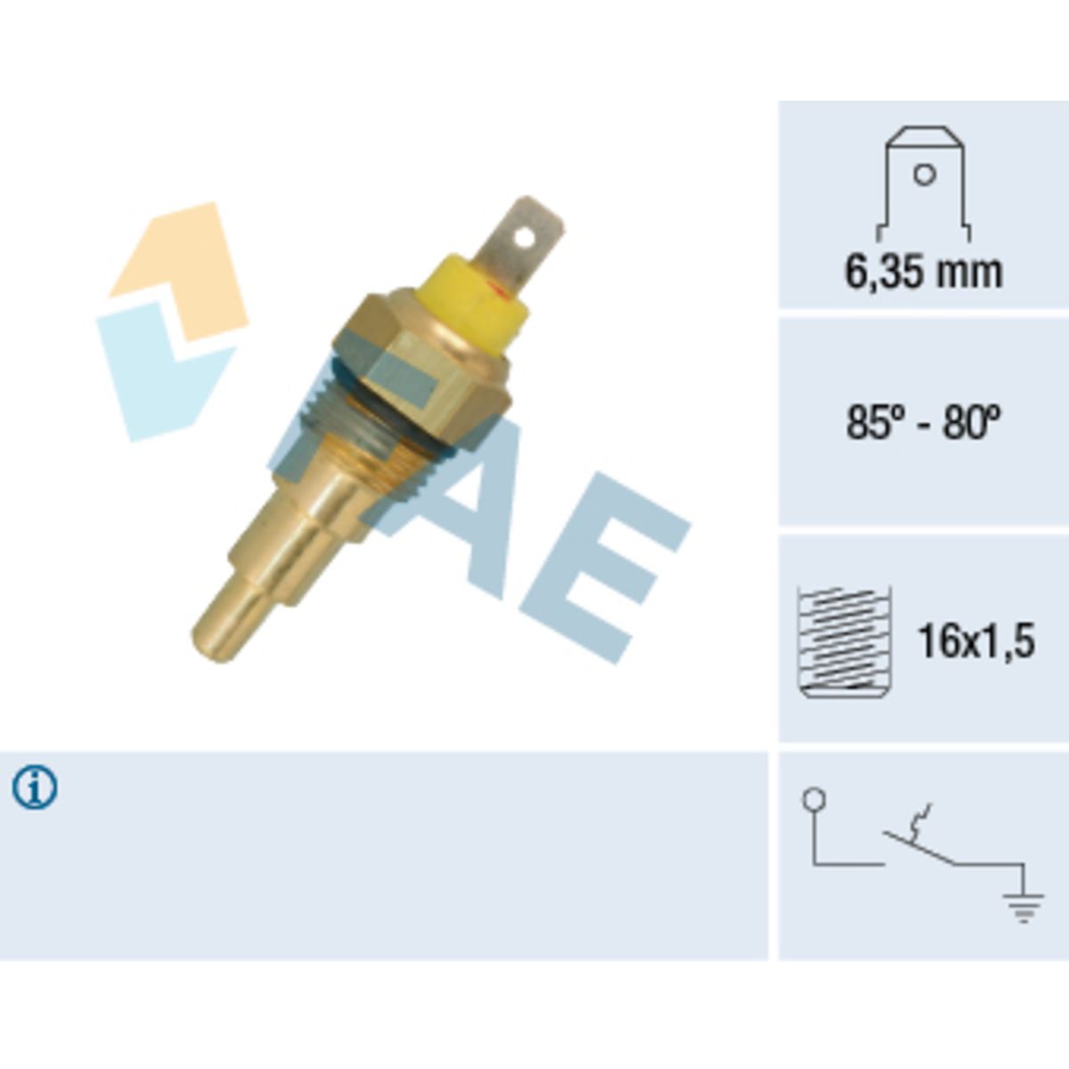 Image of Temperatuurschakelaar, radiateurventilator