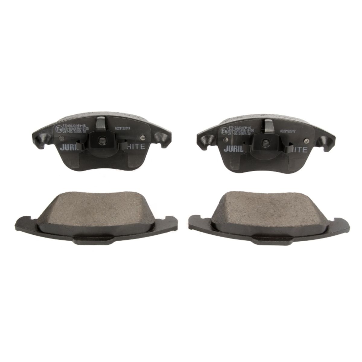 Bremsbelagsatz (Keramik), Scheibenbremse JURID WHITE Ceramic 573193JC