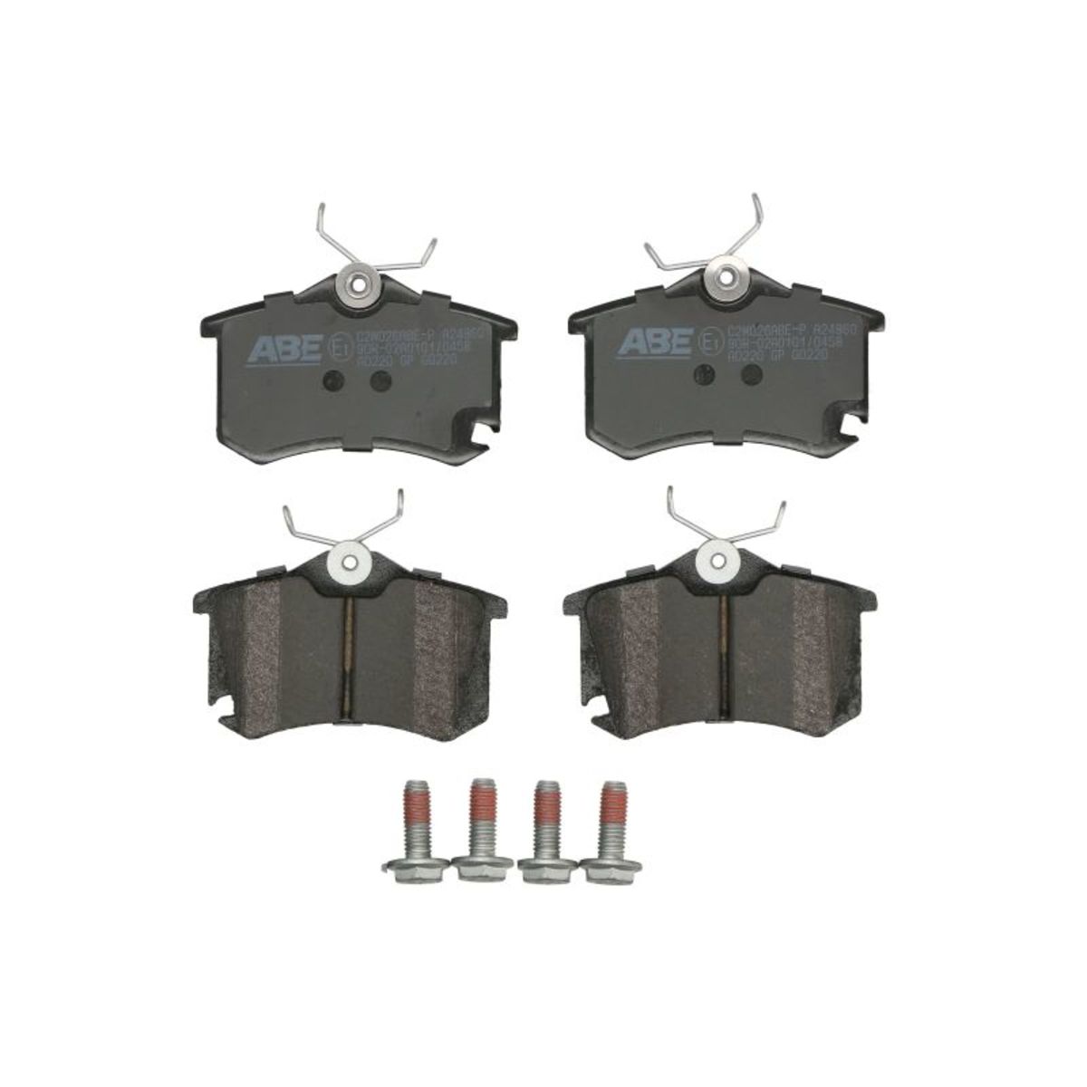 Bremsbelagsatz ABE C2W026ABE-P, Hinten
