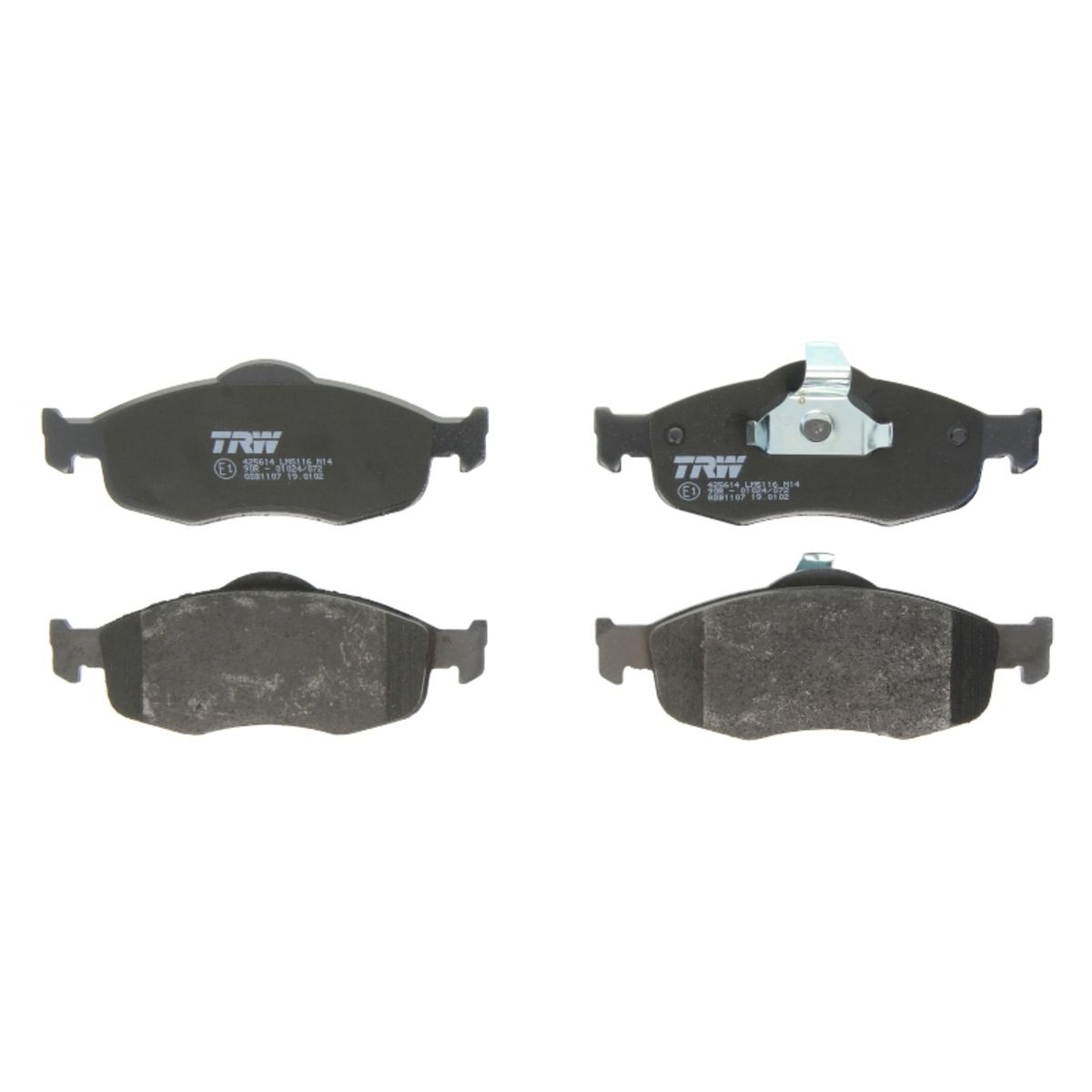 Bremsbelagsatz TRW GDB1107, Vorne