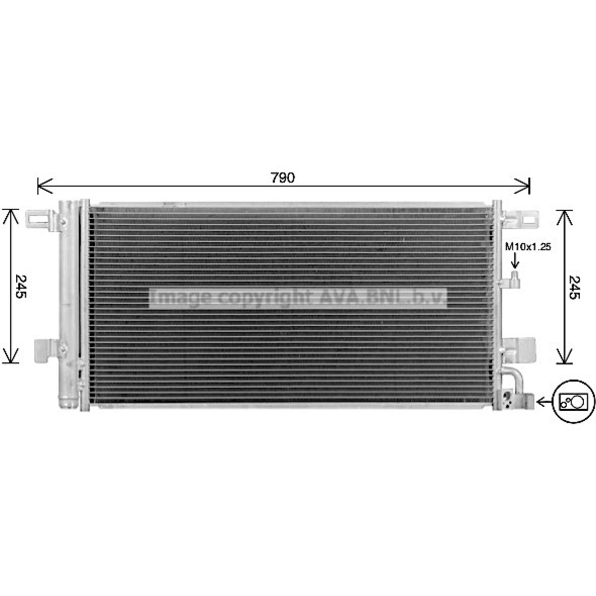 Image of Condensator, airconditioning