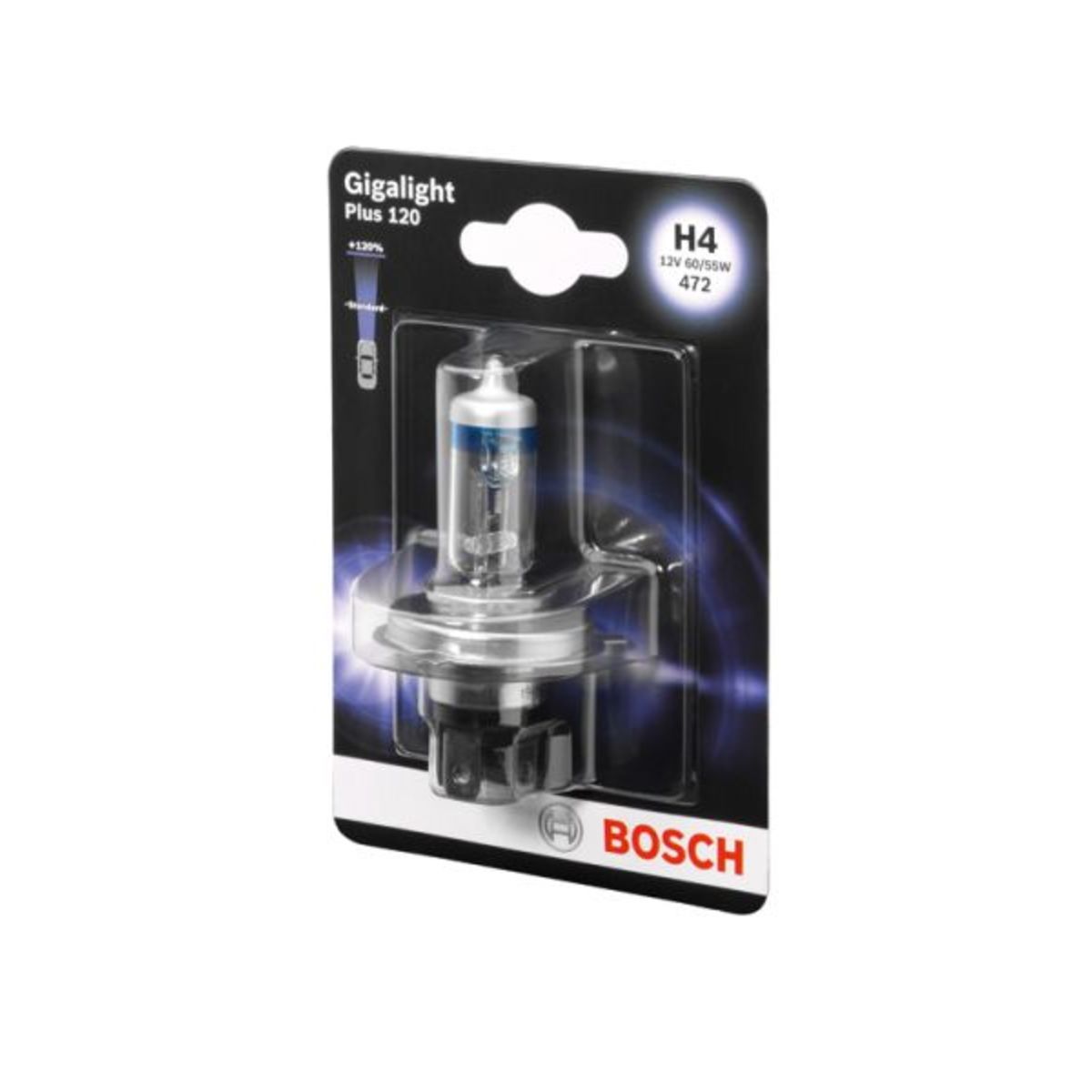 Image of Lamp Halogeen  H4 Gigalight Plus 120% 12V, 60/55W