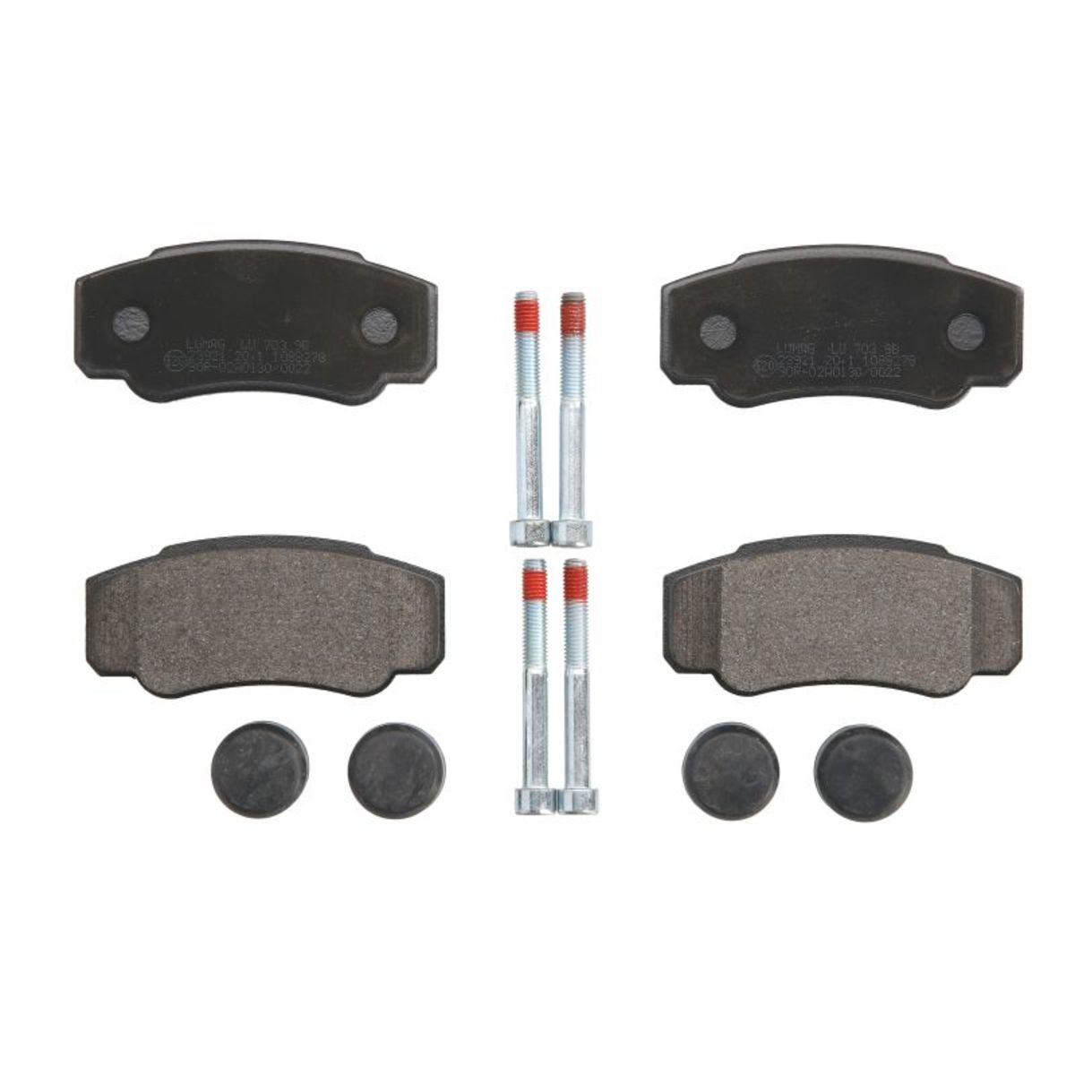 Breck Bremsbelagsatz 23921 00 703 00, Hinten