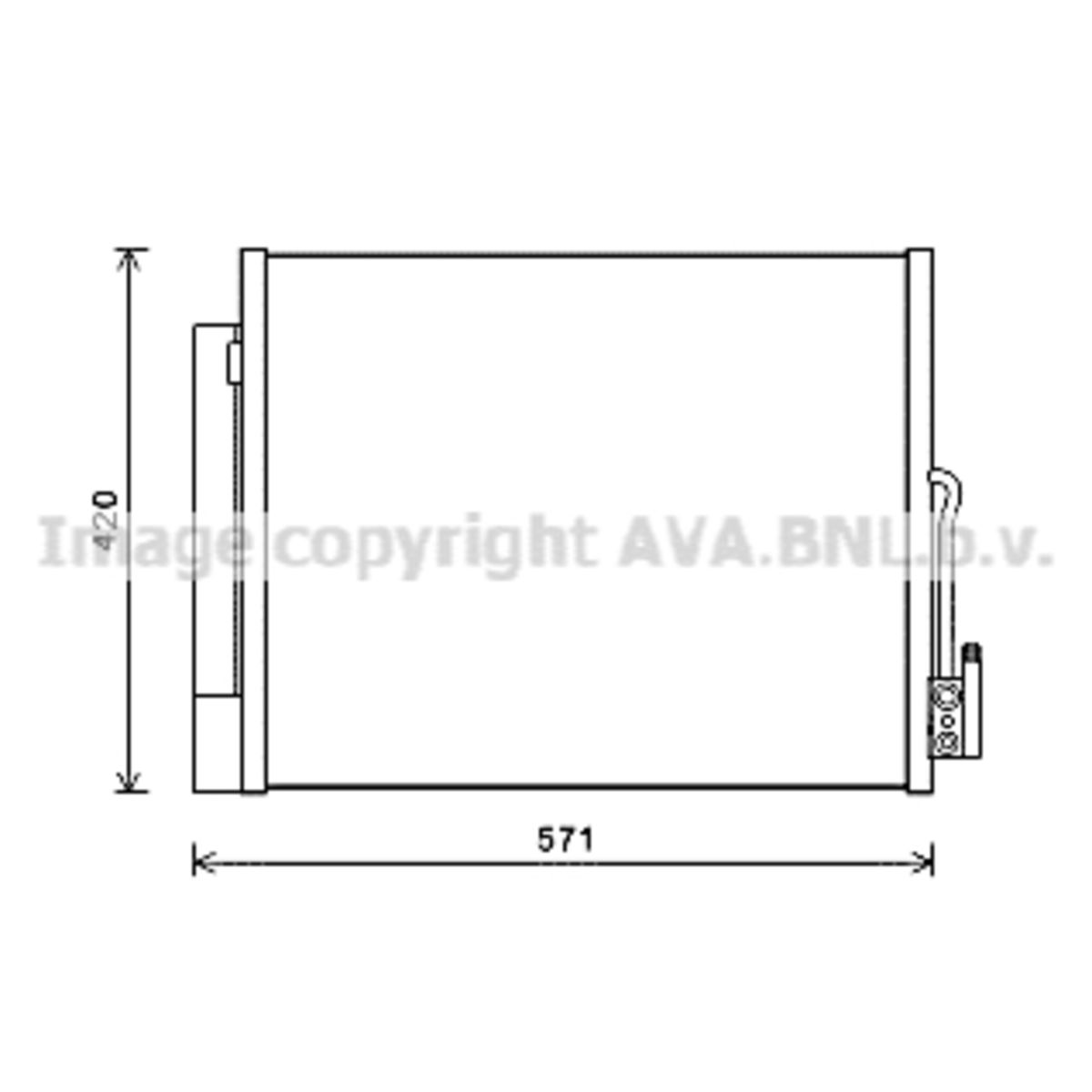Image of Condensator, airconditioning   AVA