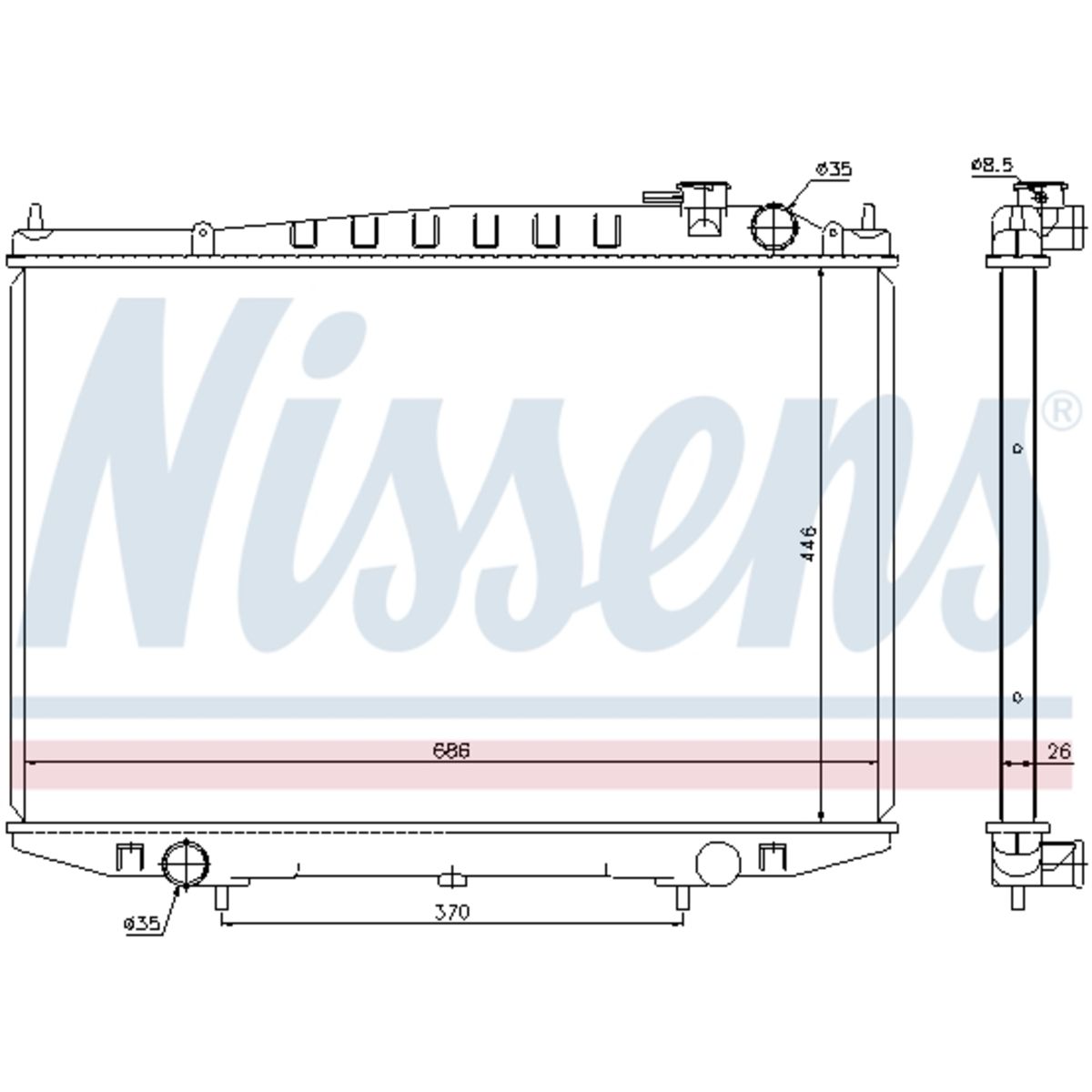 Image of Radiator, motorkoeling