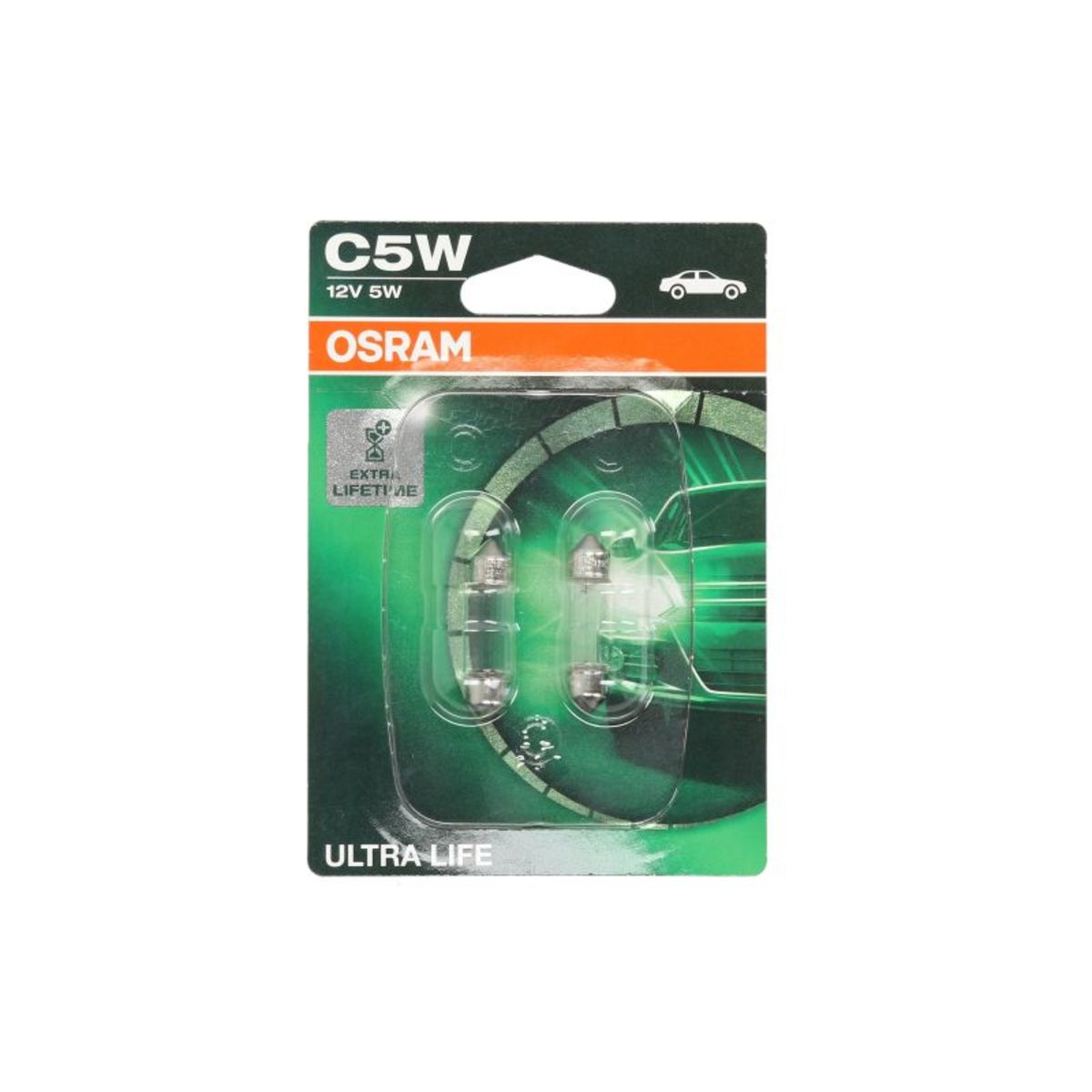 Ampoule secondaire OSRAM C5W Ultra Life 12V/5W, 2 pièce