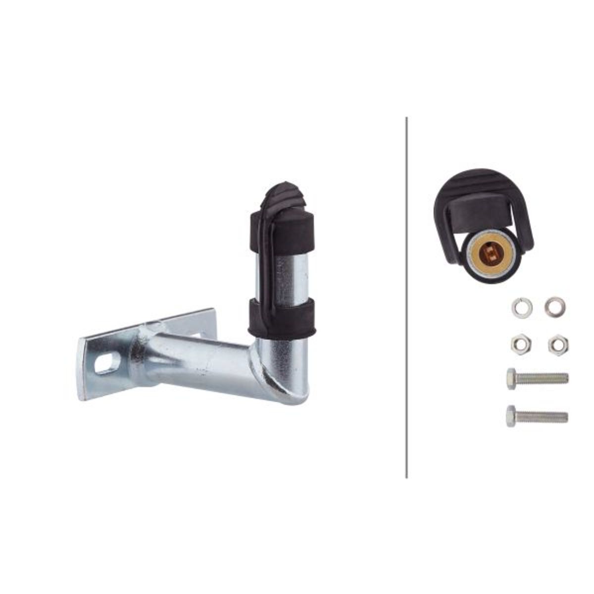Hella Houder, steun - 8HG 162 530-002, 4082300269710 | Kleur: Zilver