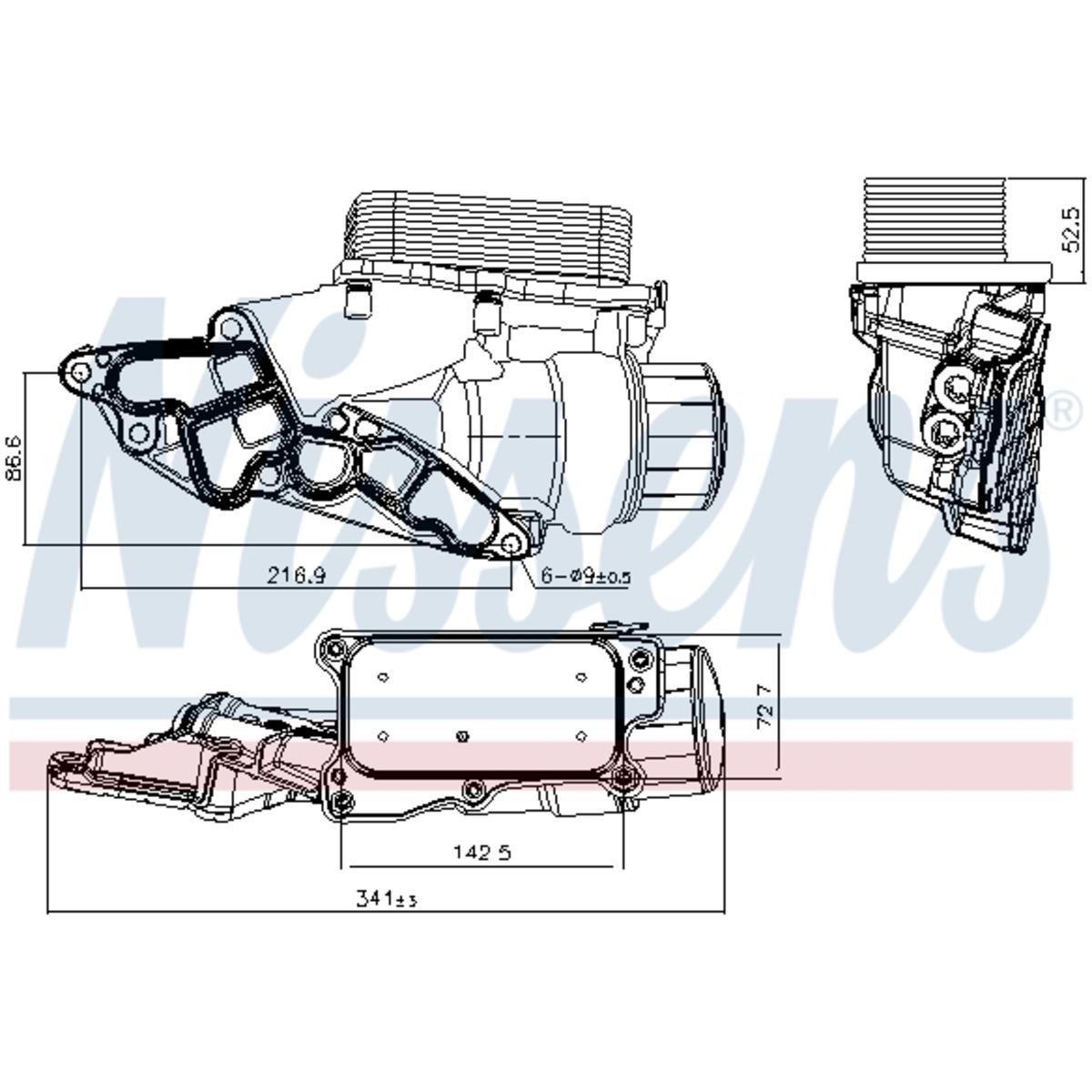 Olie radiator, motorolie