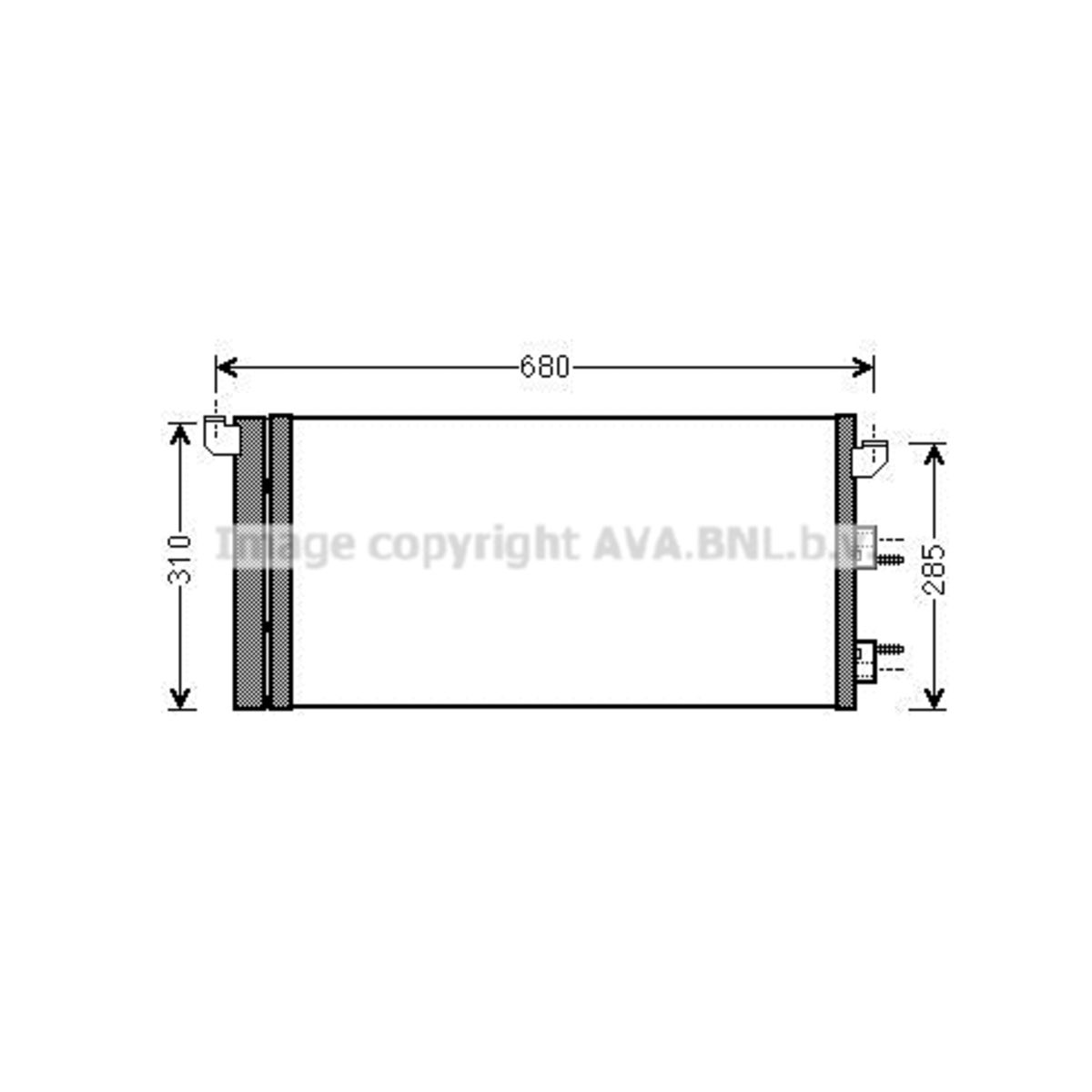 Image of Condensator, airconditioning   AVA