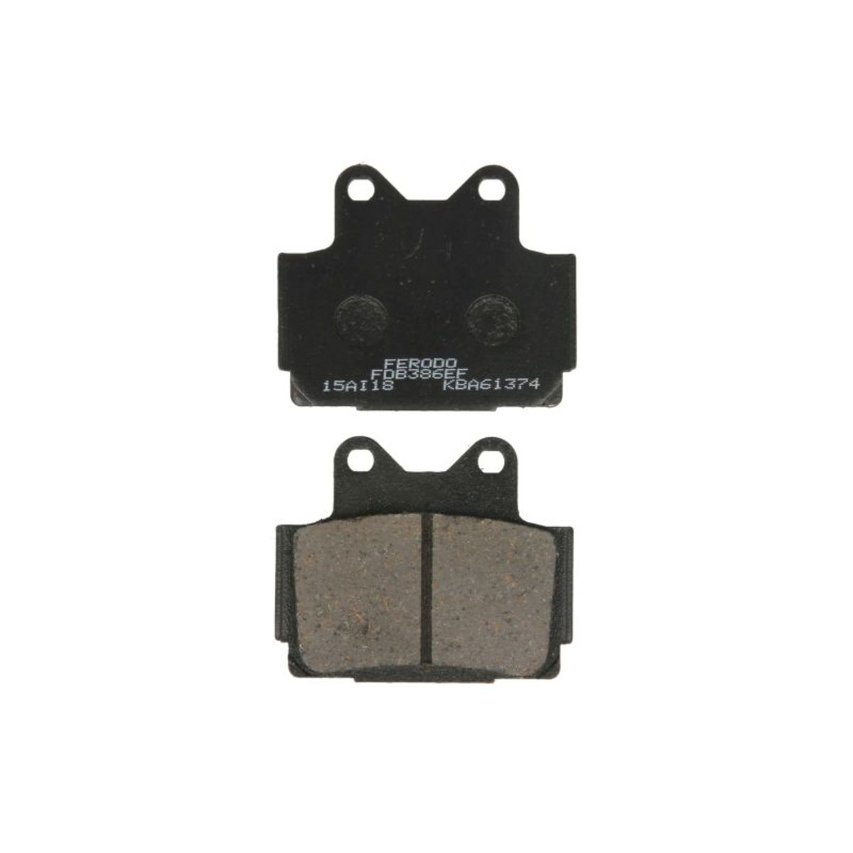 Bremsbelagsatz FERODO FDB386EF vorne, hinten