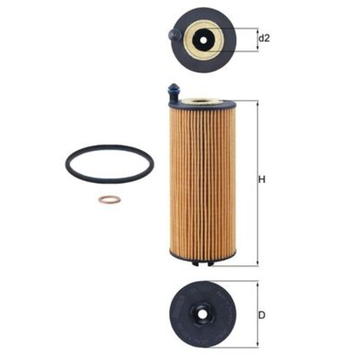 Knecht Filtro Olio Ox1302d