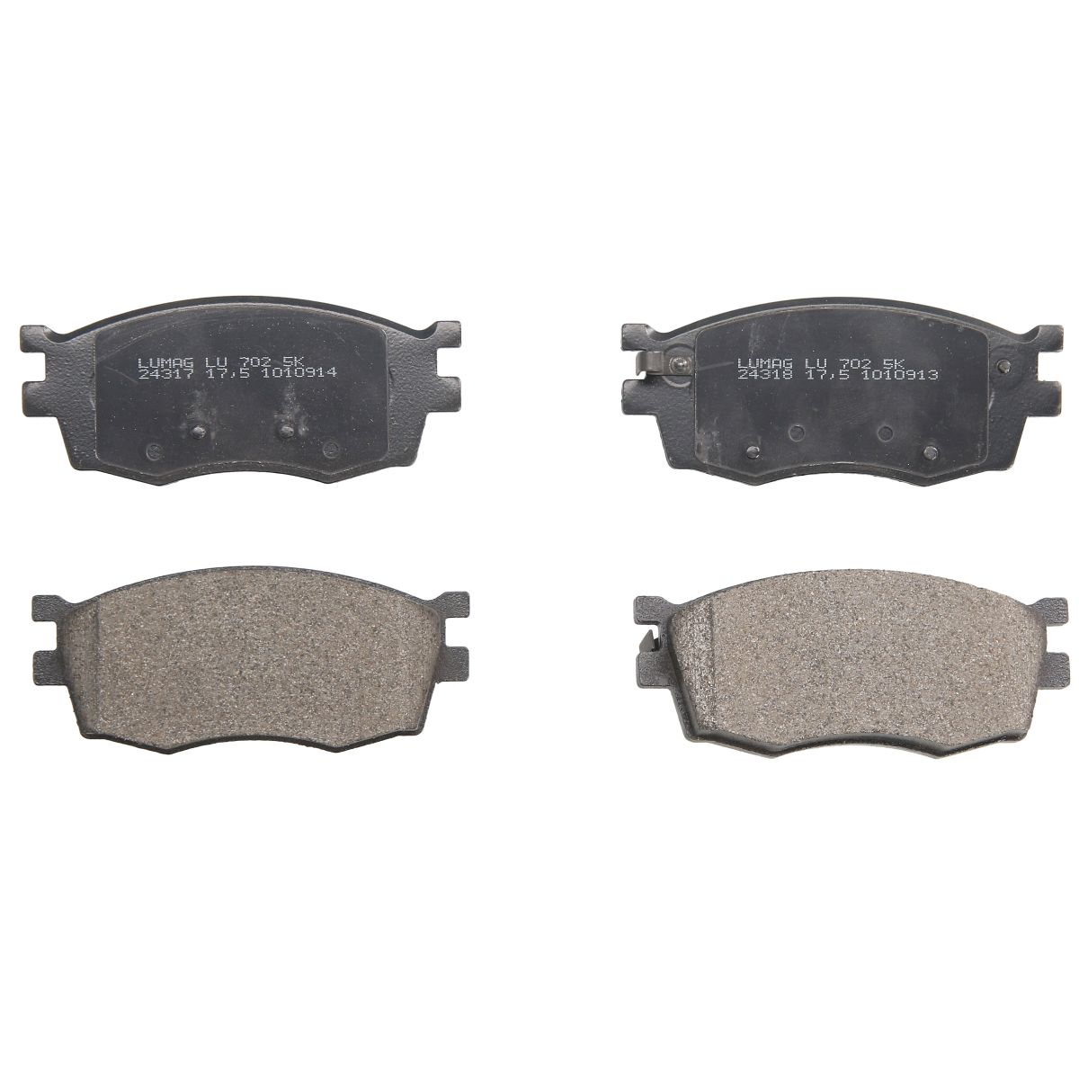 Bremsbelagsatz, Scheibenbremse BRECK 24317 00 702 00