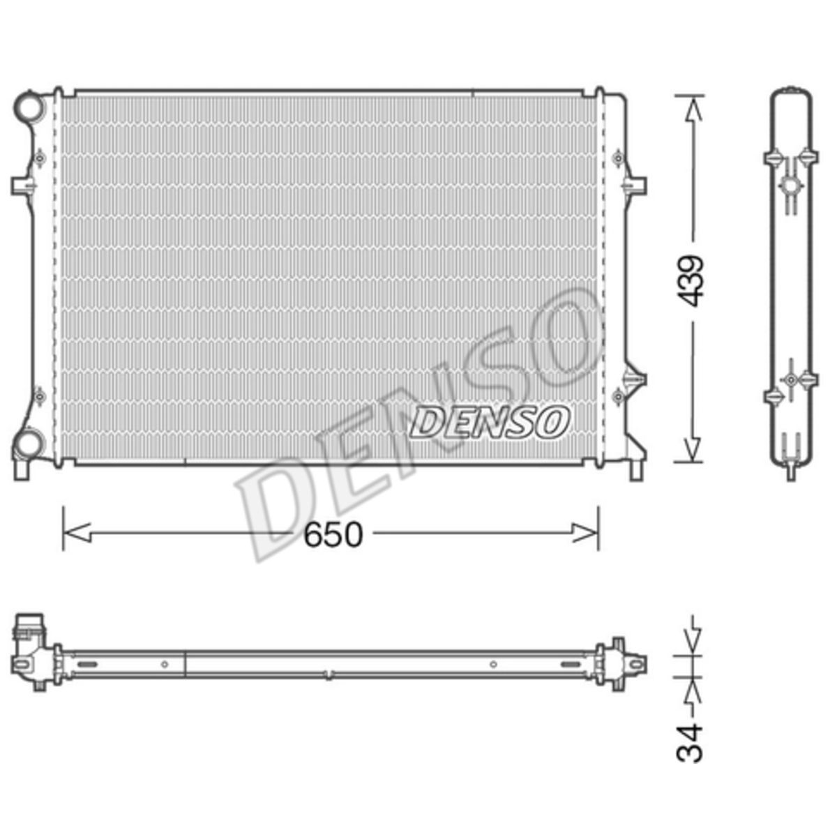 Radiator, motorkoeling