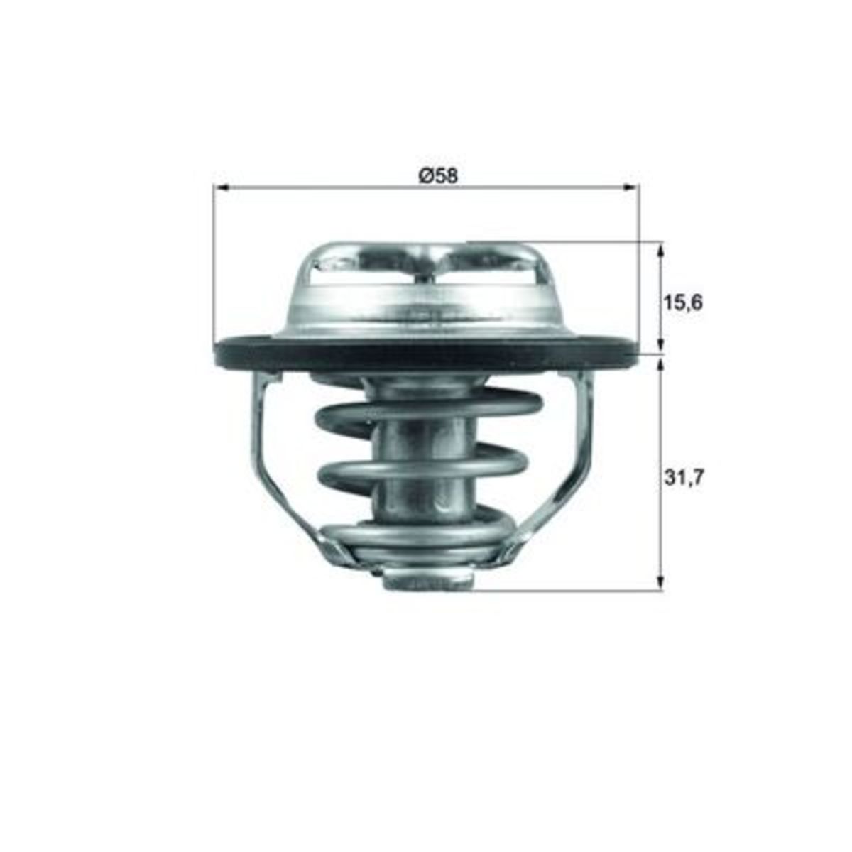 Mahle Termostato, Refrigerante Tx 122 82