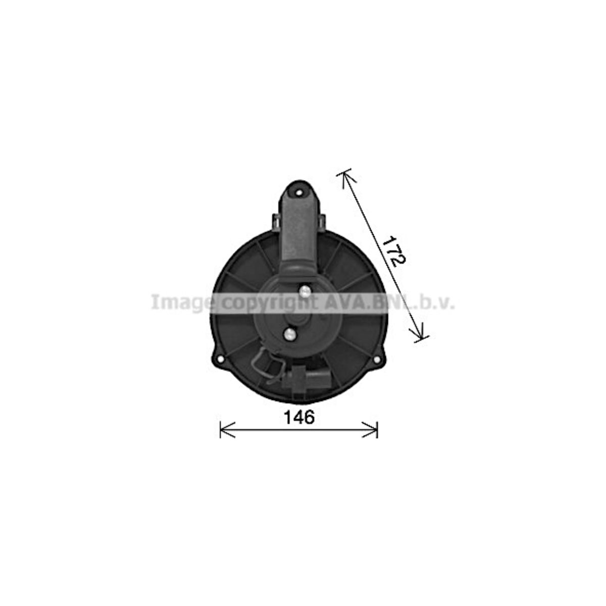 Image of Elektromotor, interieurventilator