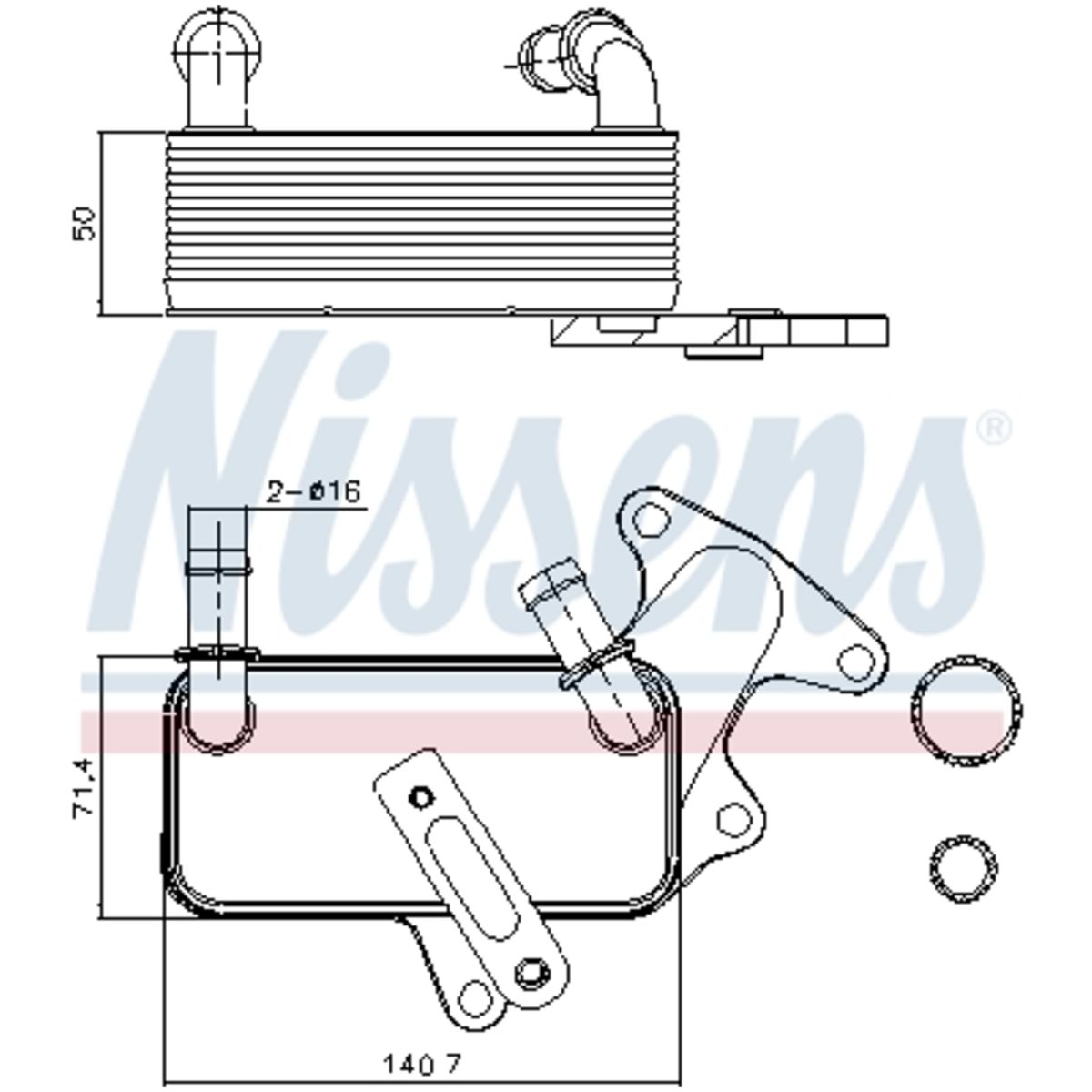 Image of Olie radiator, automatische versnellingsbak