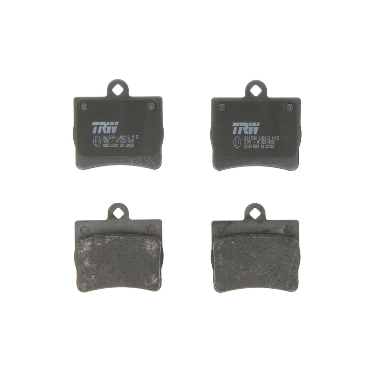 Trw Remblokset Gdb1283, Achter