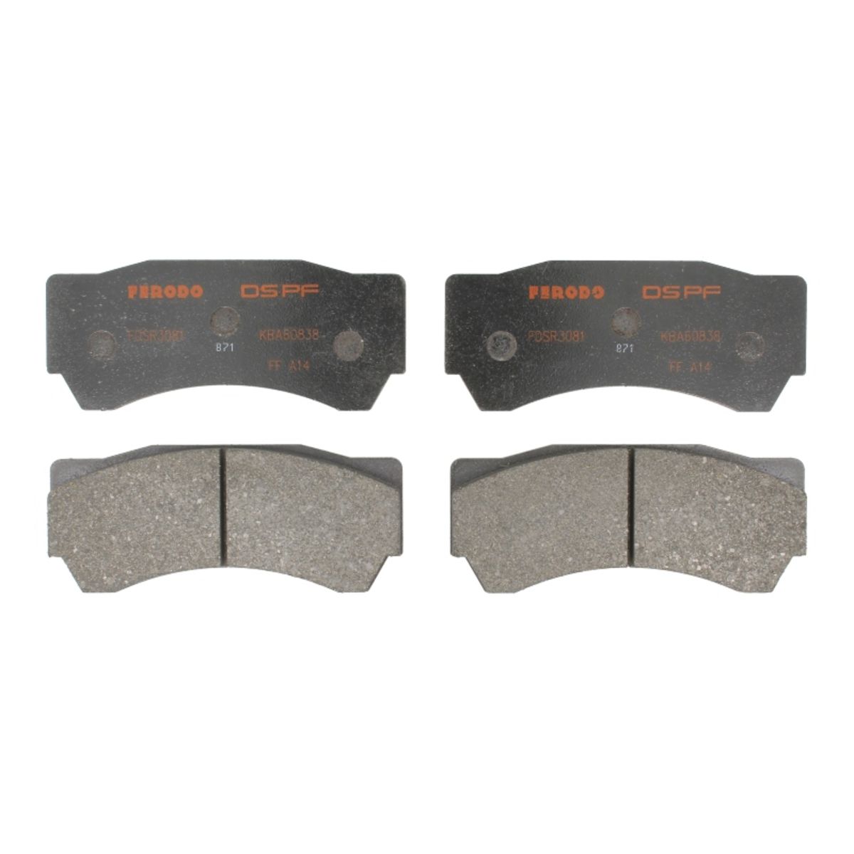 Jeu de plaquettes de frein FERODO Performance FDSR3081, avant