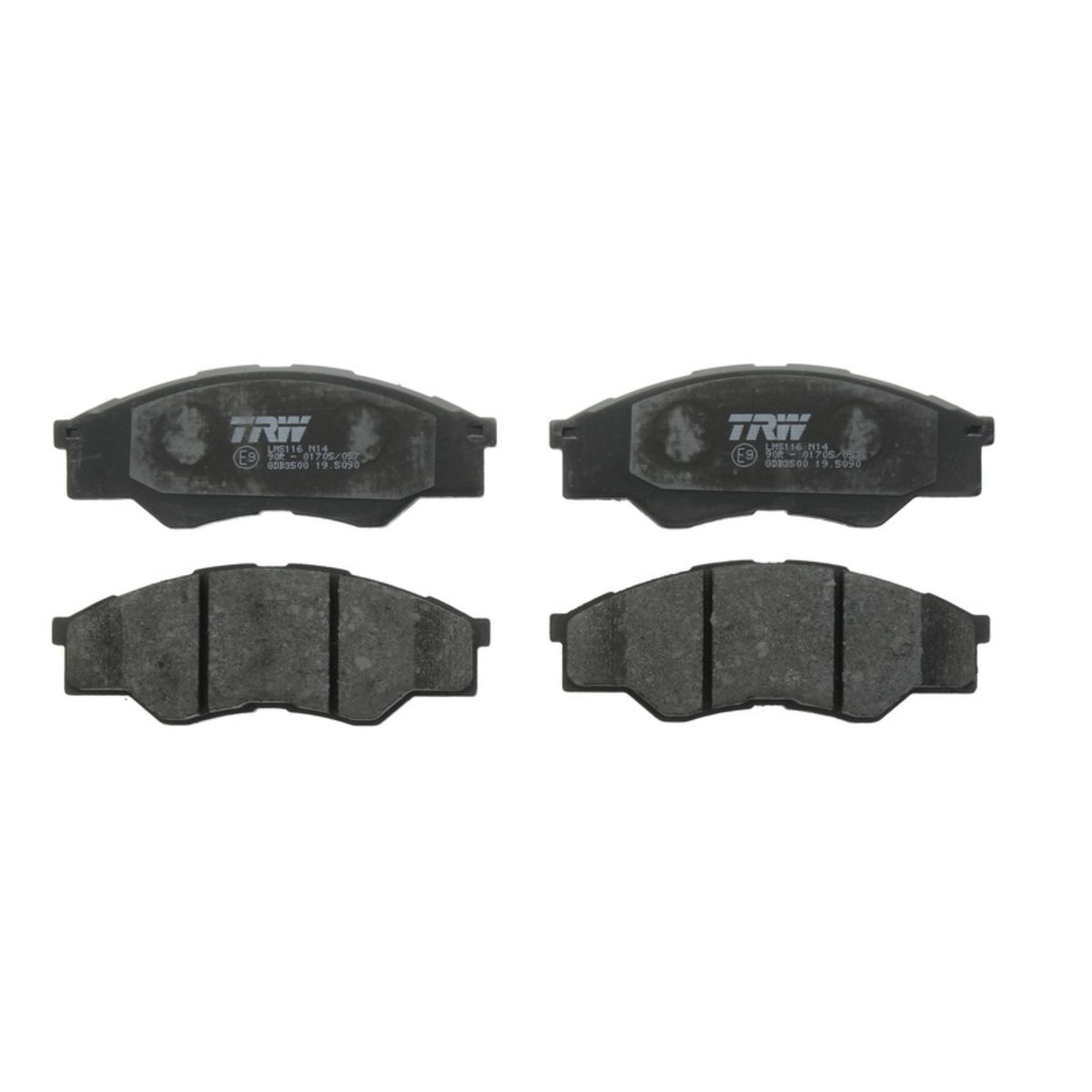 Trw Remblokset Gdb3500, Voor