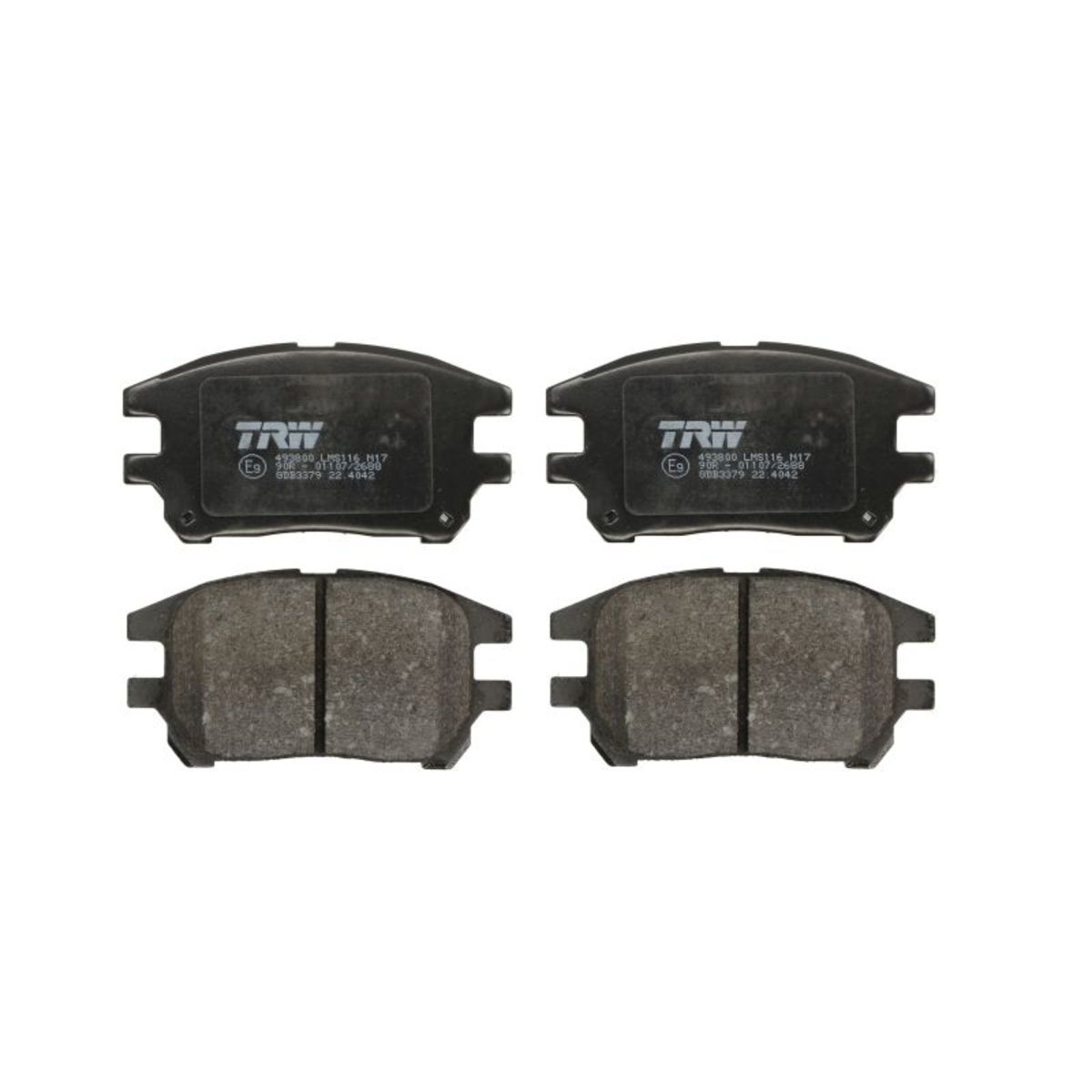 Trw Kit De Plaquettes De Frein, Frein À Disque Gdb3379 Gdb3379 Lexus - Image 4