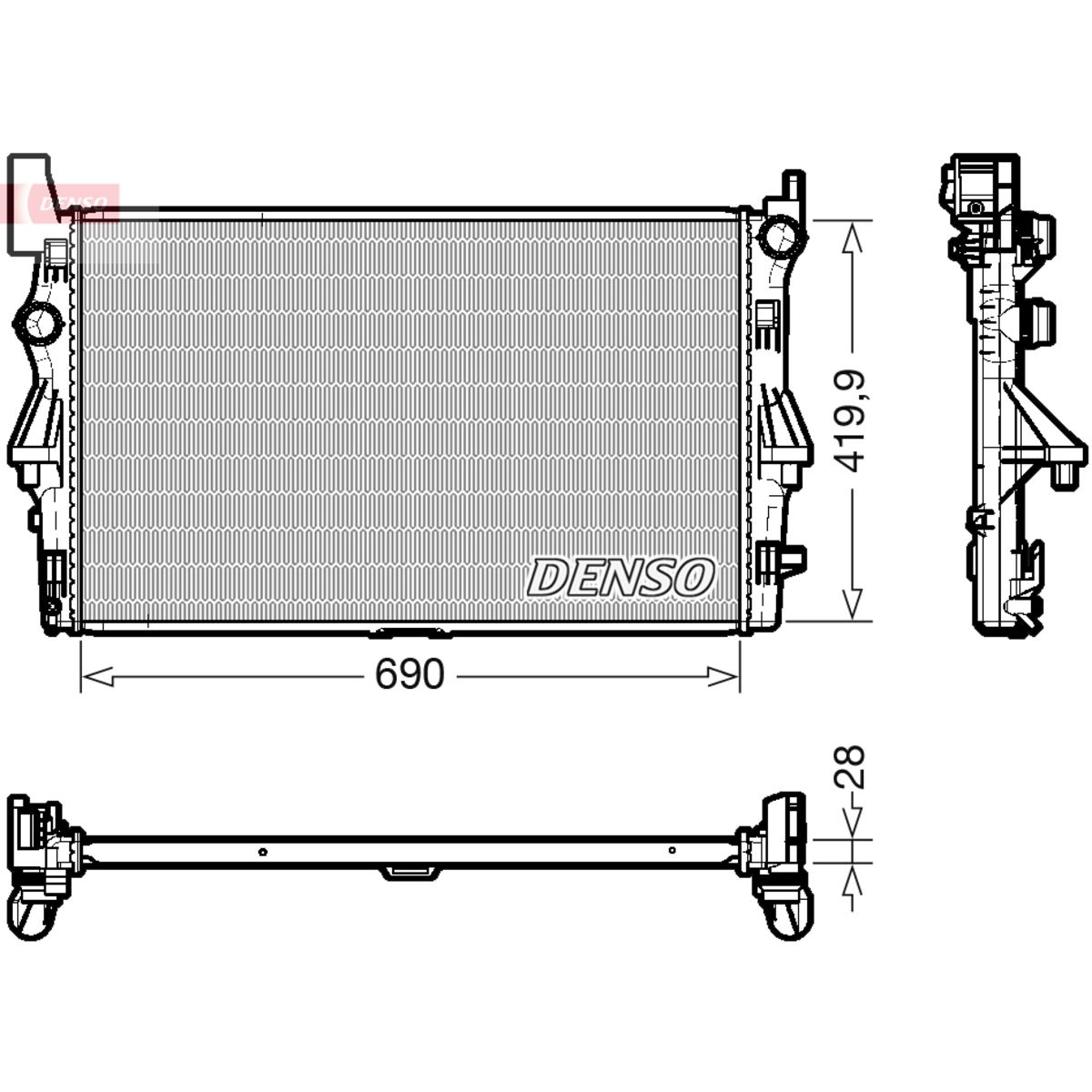Image of Radiator, motorkoeling
