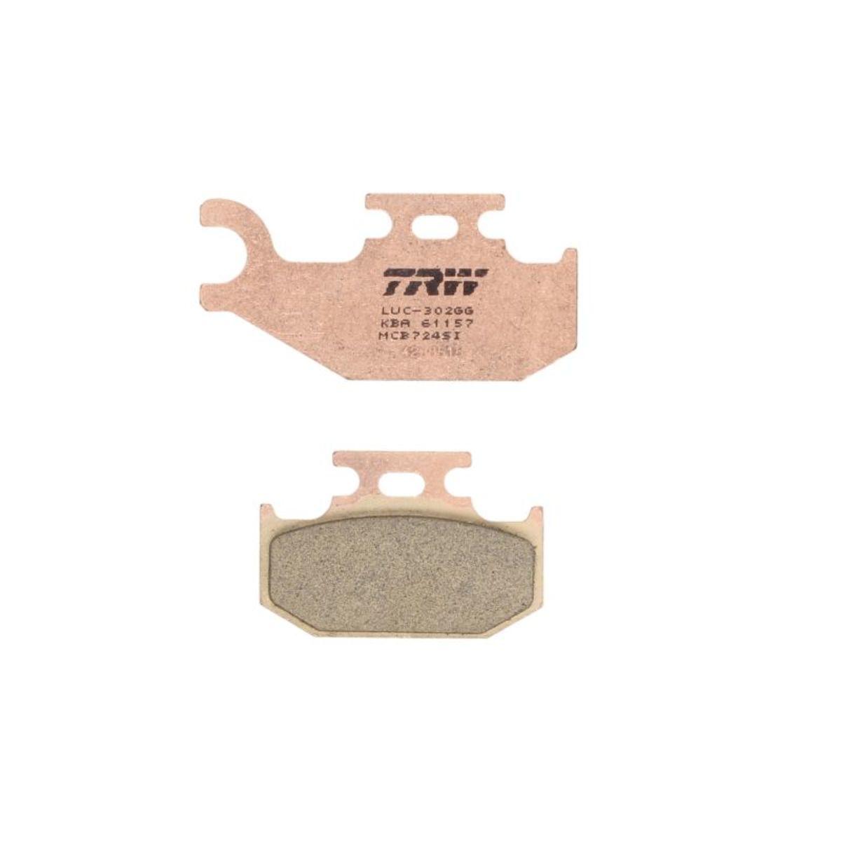 Jeu de plaquettes de frein TRW MCB724