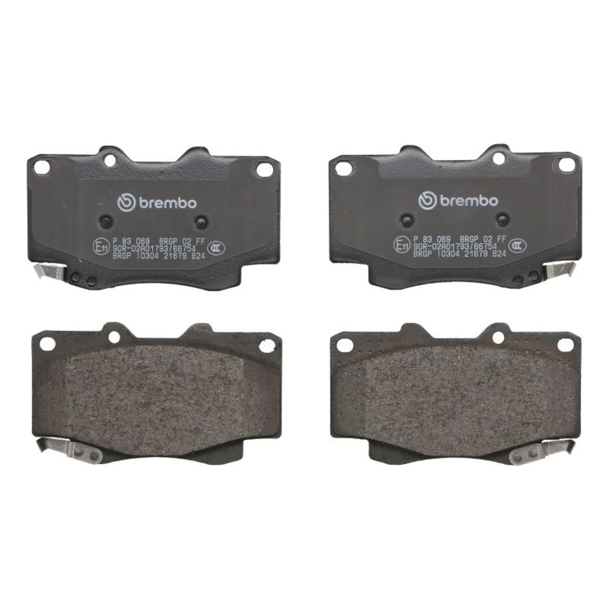 Brembo Bremsbelagsatz P 83 069