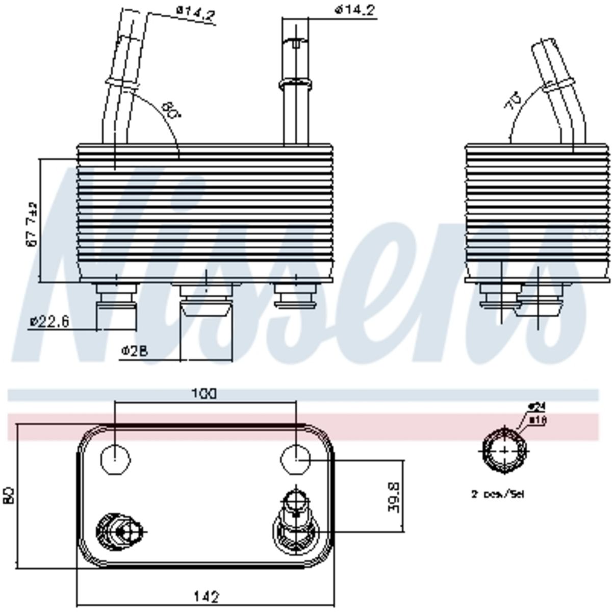 Image of Olie radiator, automatische versnellingsbak