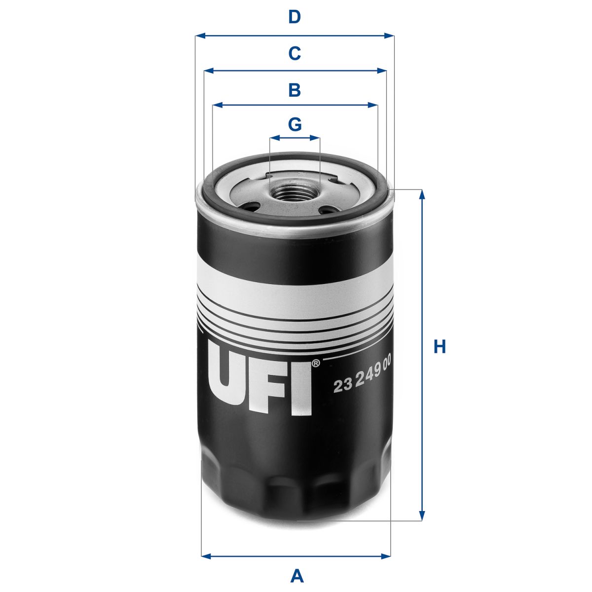 Ufi Oliefilter  23.249.00