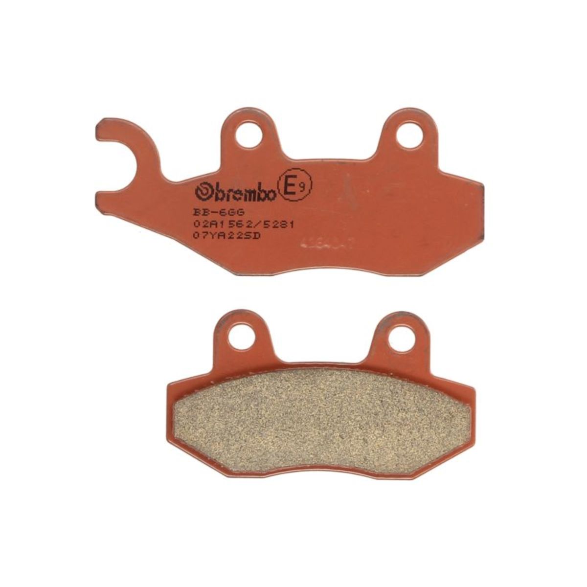 Bremsbelagsatz BREMBO MT07YA22SD