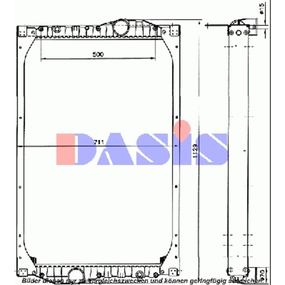 Motorkühler AKS DASIS 460000N
