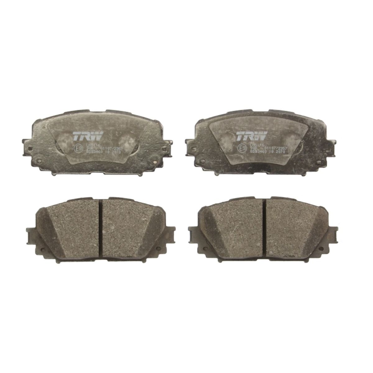 Trw Set Di Pastiglie Freno Gdb3460, Anteriore