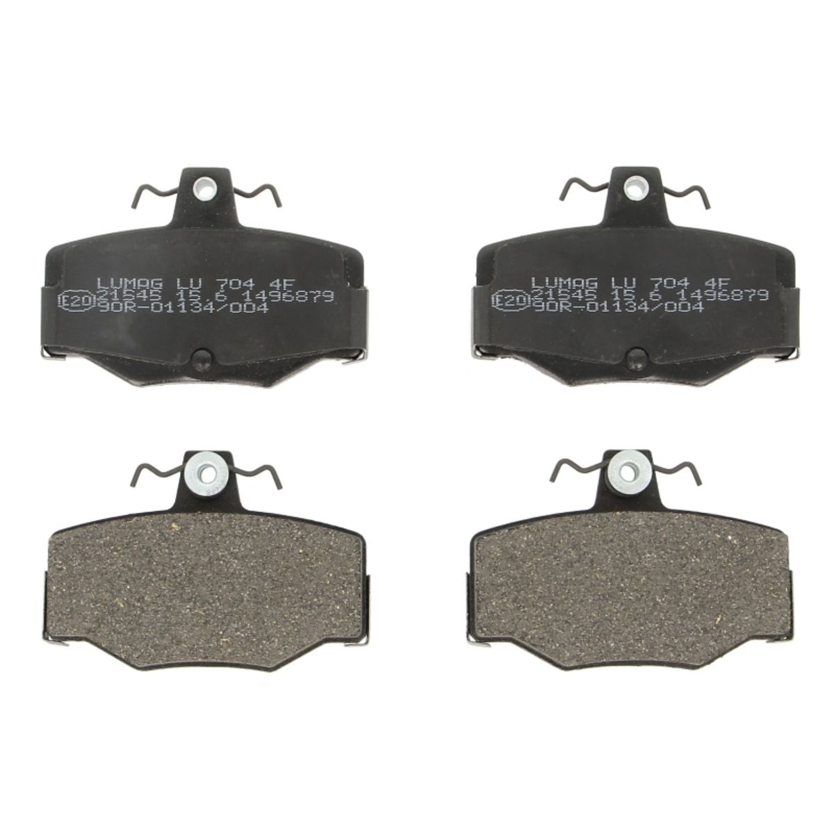 Bremsbelagsatz, Scheibenbremse BRECK 21545 00 704 00