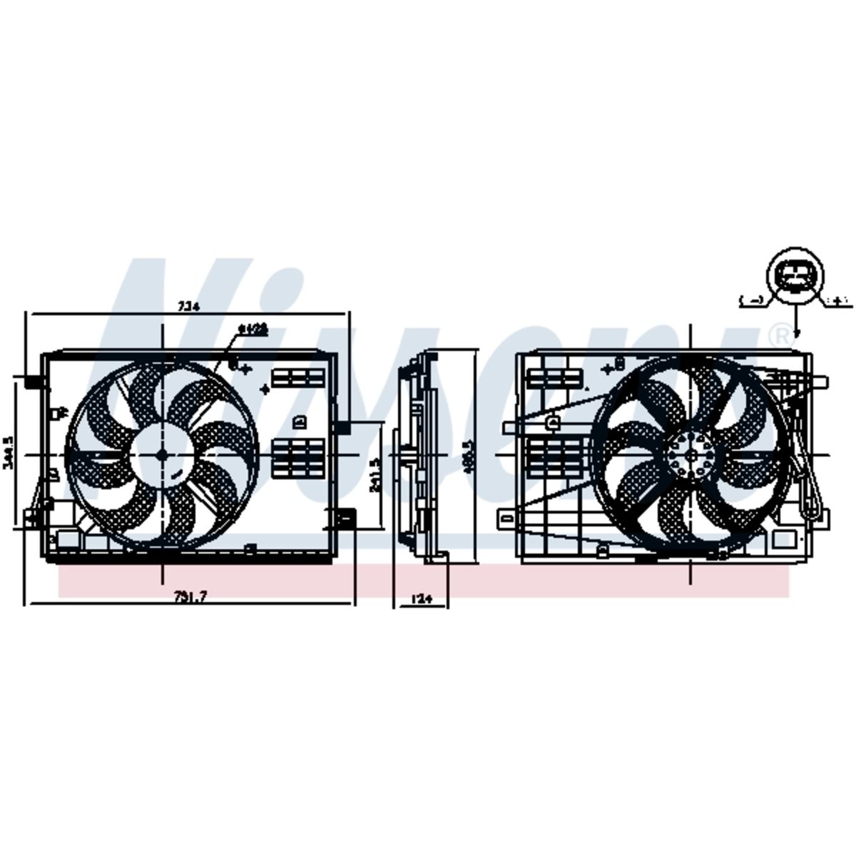Koelventilatorwiel, motorkoeling
