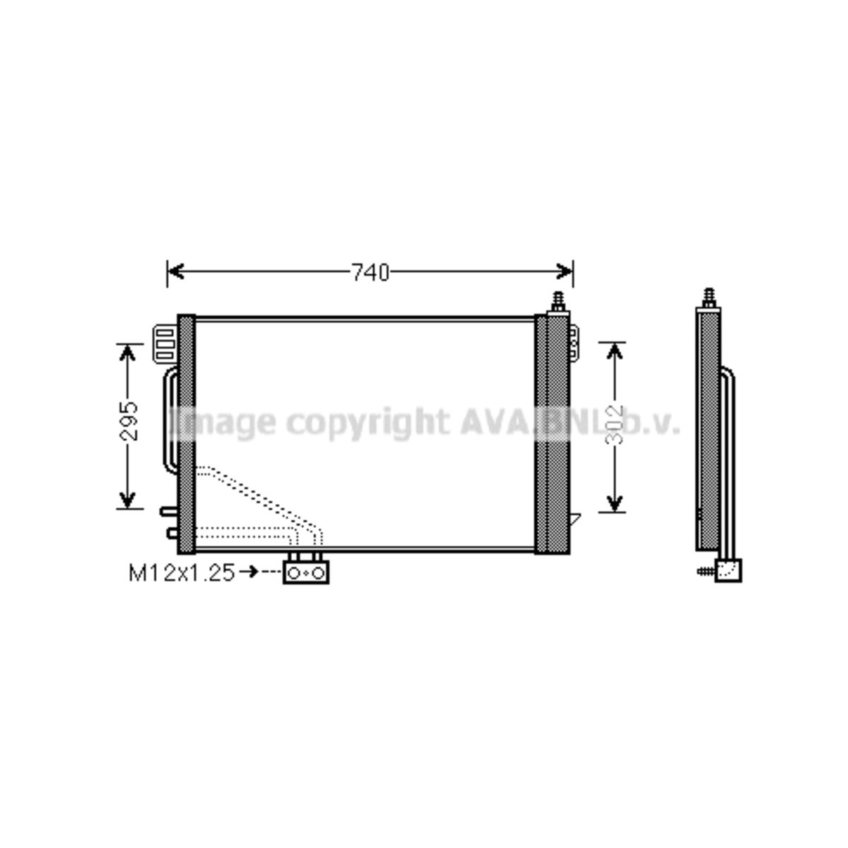 Image of Condensator, airconditioning   AVA