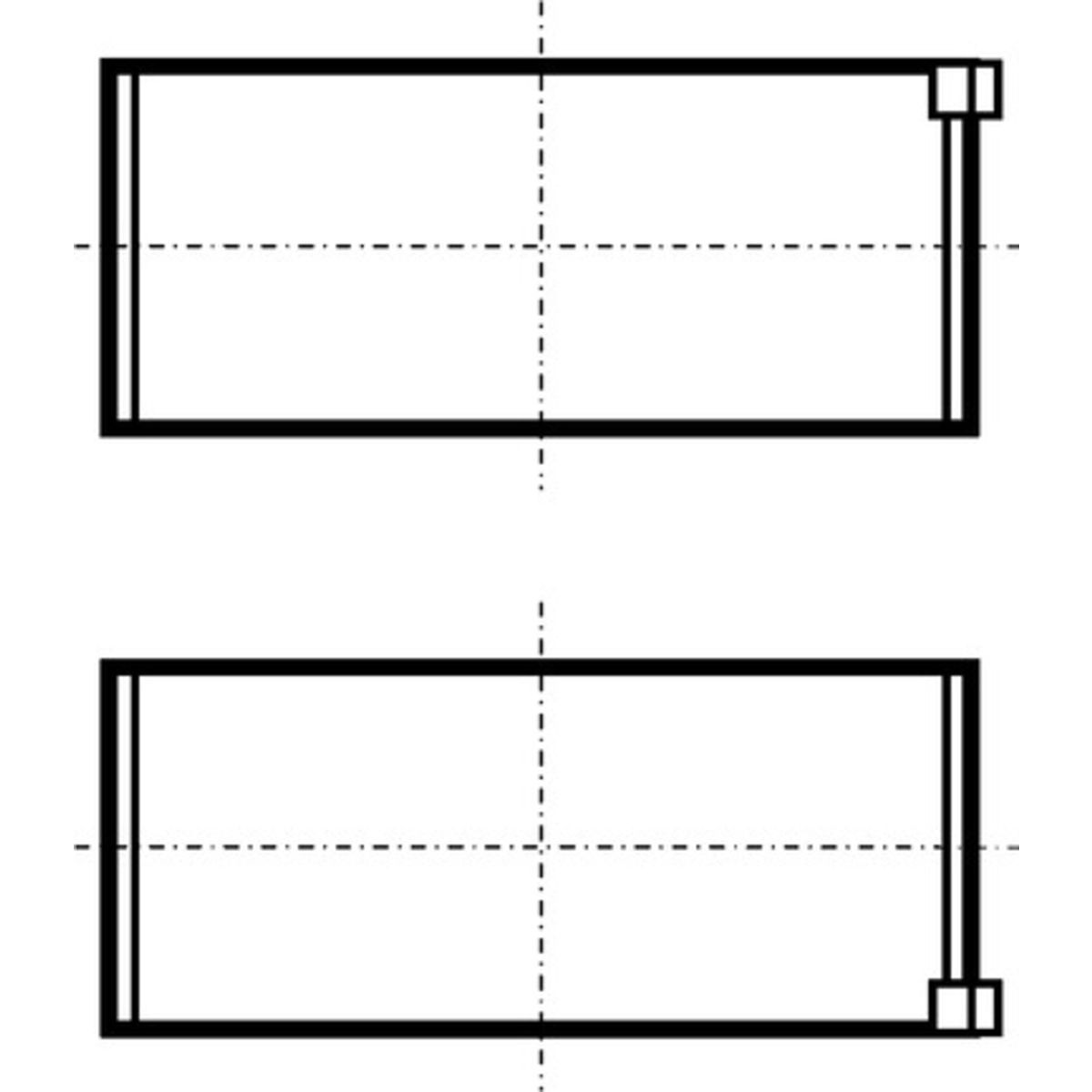 Image of Drijfstanglagerschalen  37 174 600
